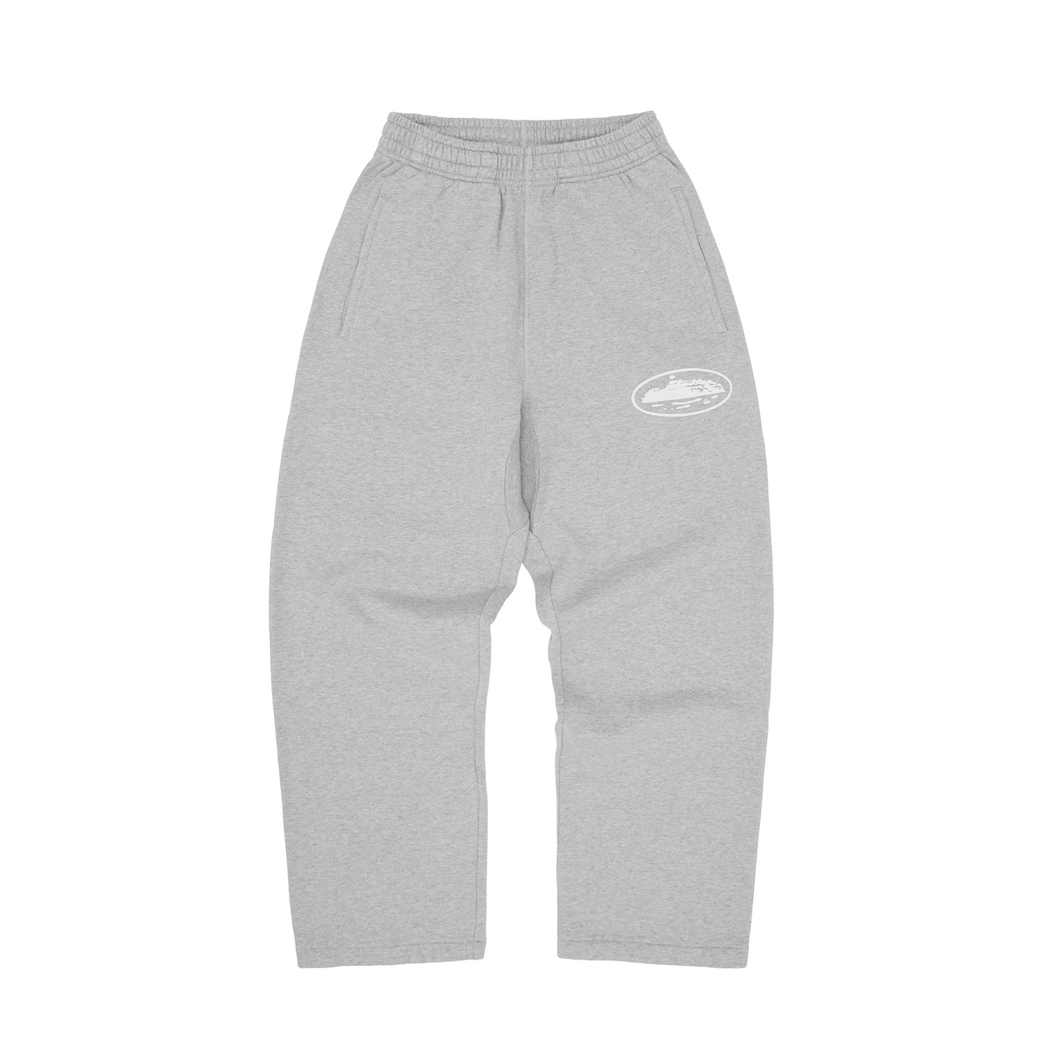 Corteiz ISLAND PUFF PRINT OPEN HEM SWEATPANT [HEATHER GREY] CRTZRTW