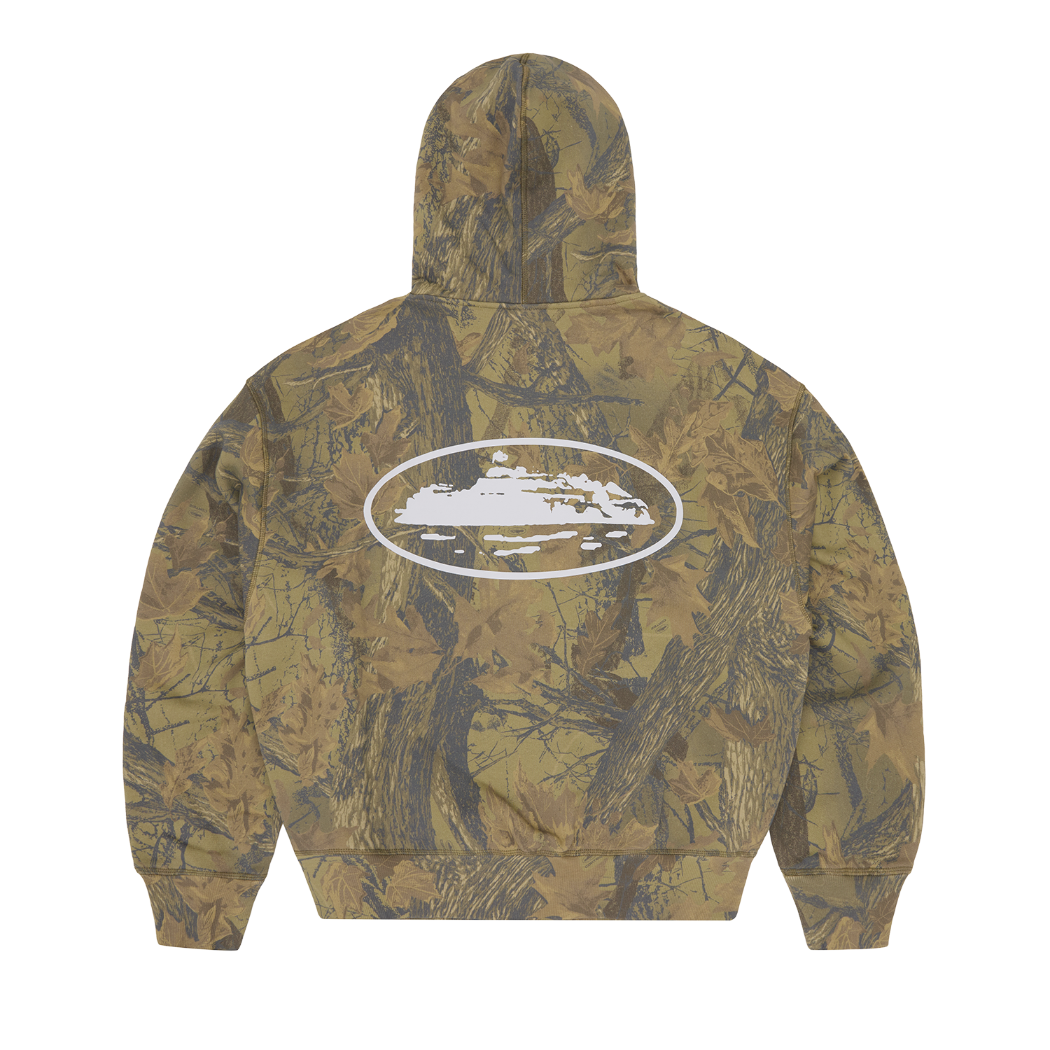 Corteiz ISLAND PUFF PRINT ZIP HOODIE [FOREST CAMO] CRTZRTW