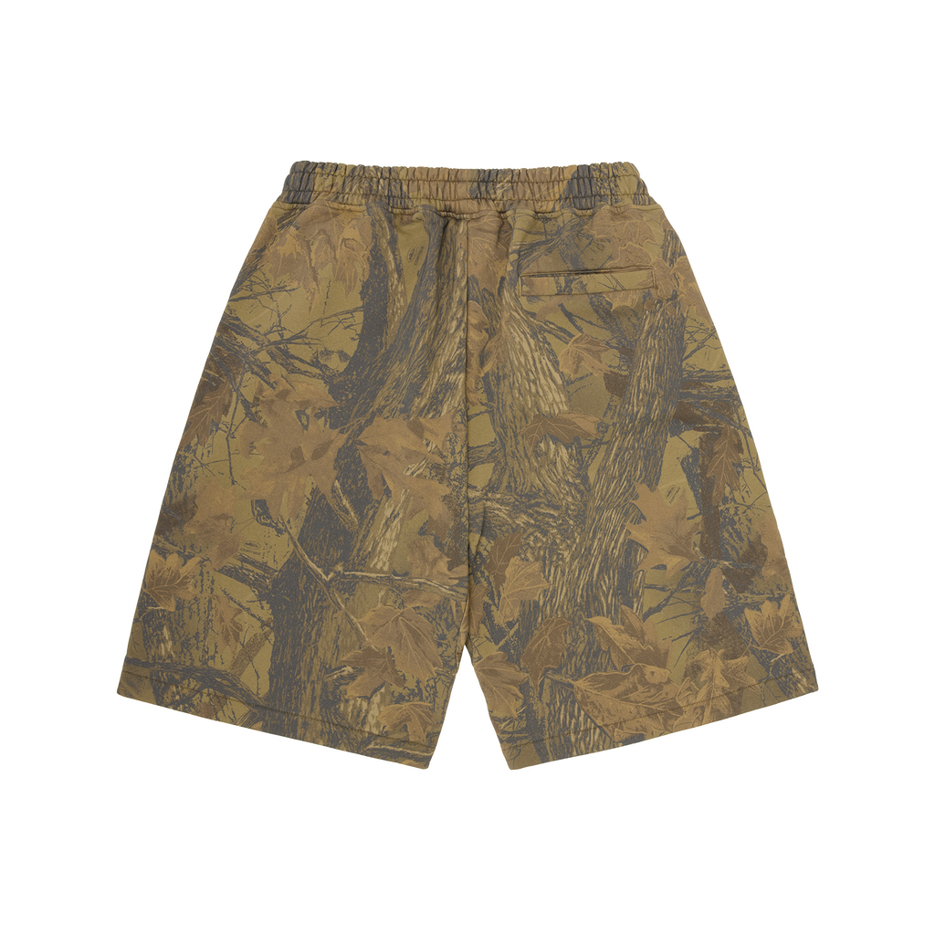 Corteiz ISLAND PUFF PRINT SWEATSHORT [FOREST CAMO] CRTZRTW