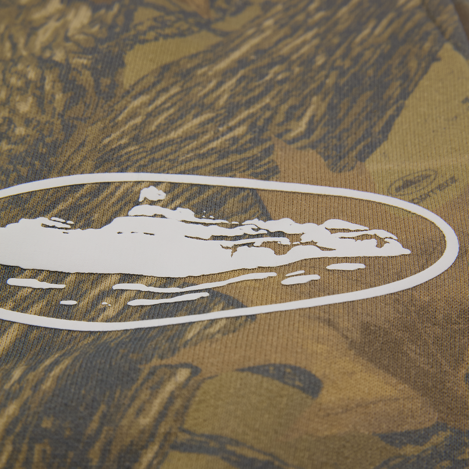Corteiz ISLAND PUFF PRINT SWEATSHORT [FOREST CAMO] CRTZRTW