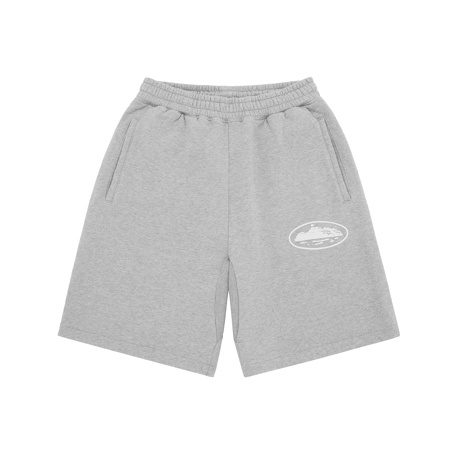 Corteiz ISLAND PUFF PRINT SWEATSHORT [HEATHER GREY] CRTZRTW