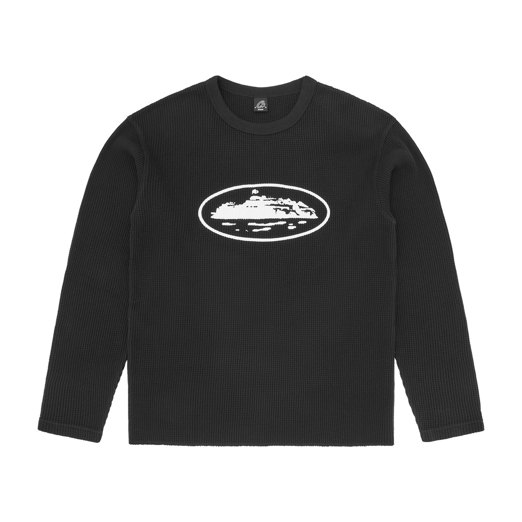 Corteiz ISLAND WAFFLE THERMAL [BLACK] CRTZRTW
