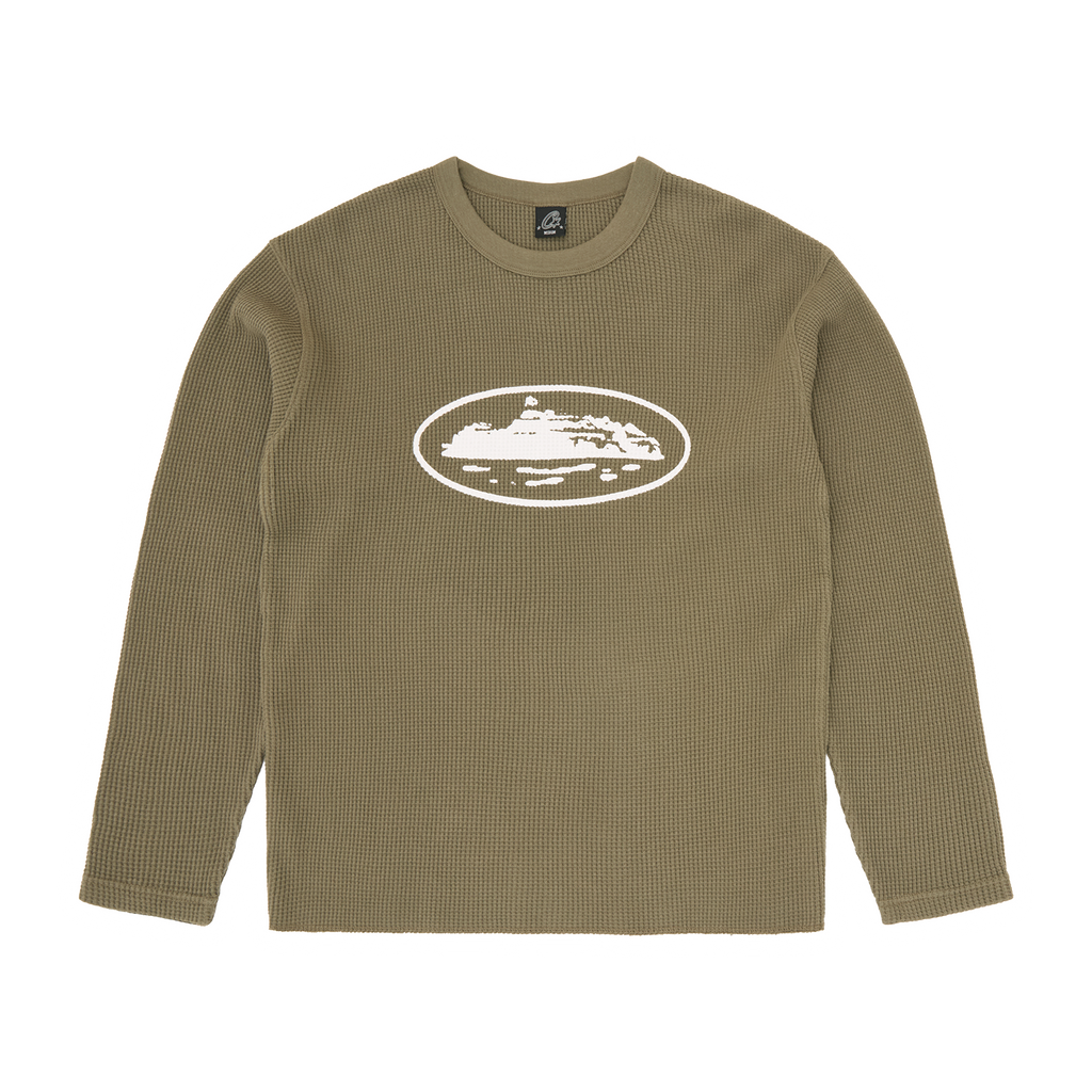 Corteiz ISLAND WAFFLE THERMAL [OLIVE] CRTZRTW
