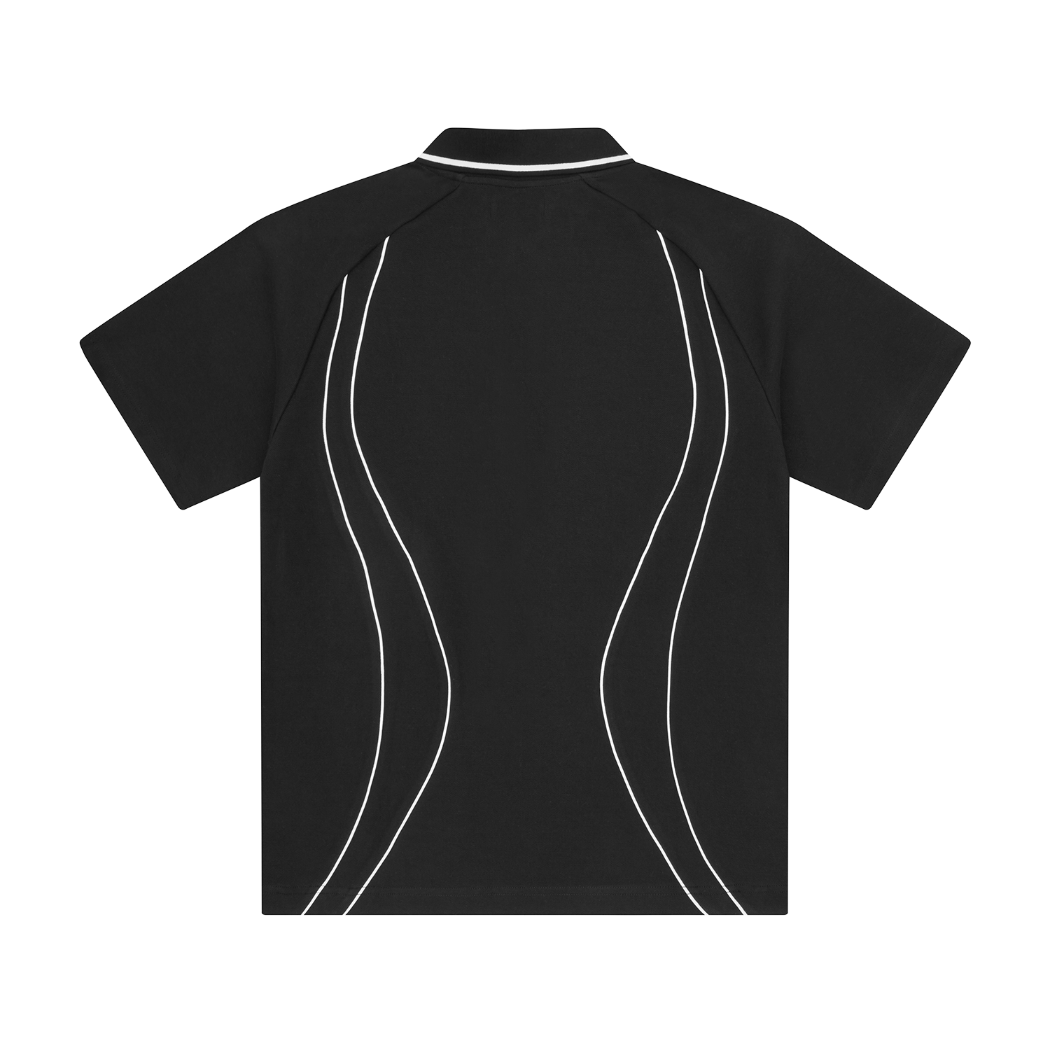 Corteiz ISLAND PIQUE POLO SHIRT [BLACK] CRTZRTW