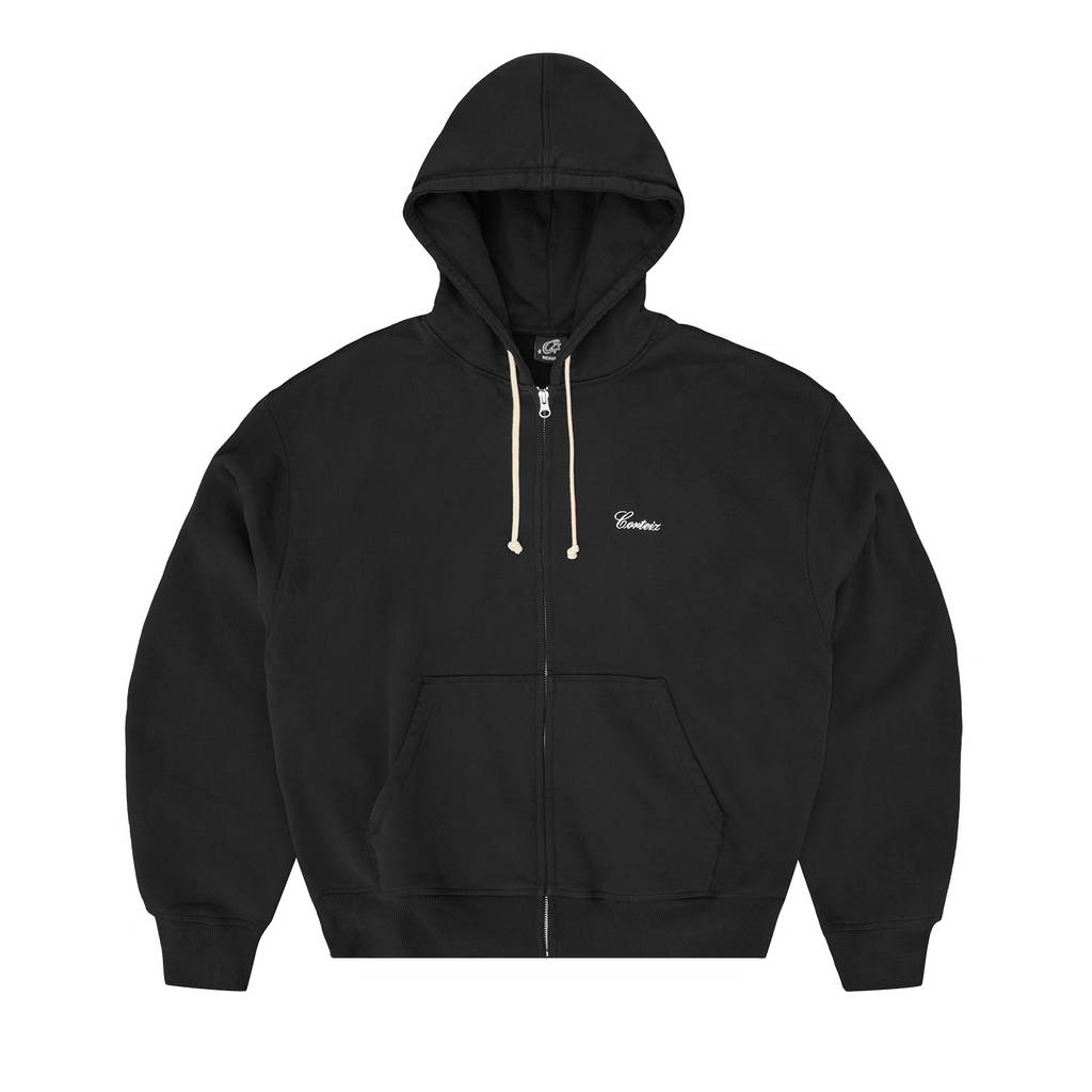 Corteiz GABRIEL MOSES ZIP HOODIE [BLACK] CRTZRTW