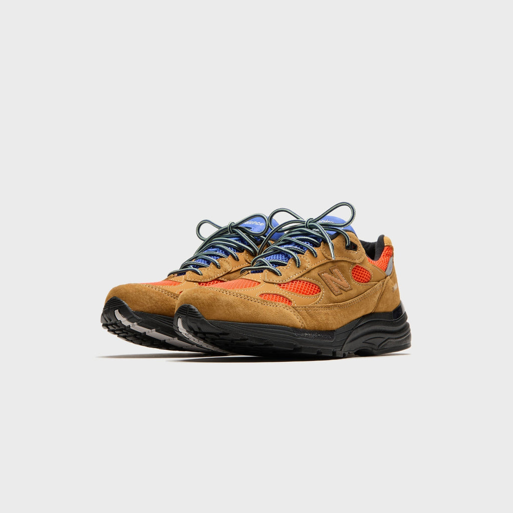 New Balance x Action Bronson Made in USA 992 - Tan / Blue / Orange