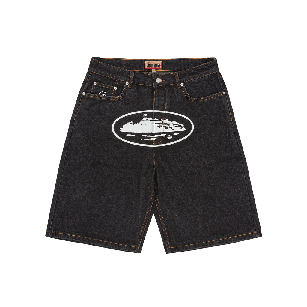 Corteiz ISLAND DENIM SHORT [WASHED BLACK] CRTZRTW