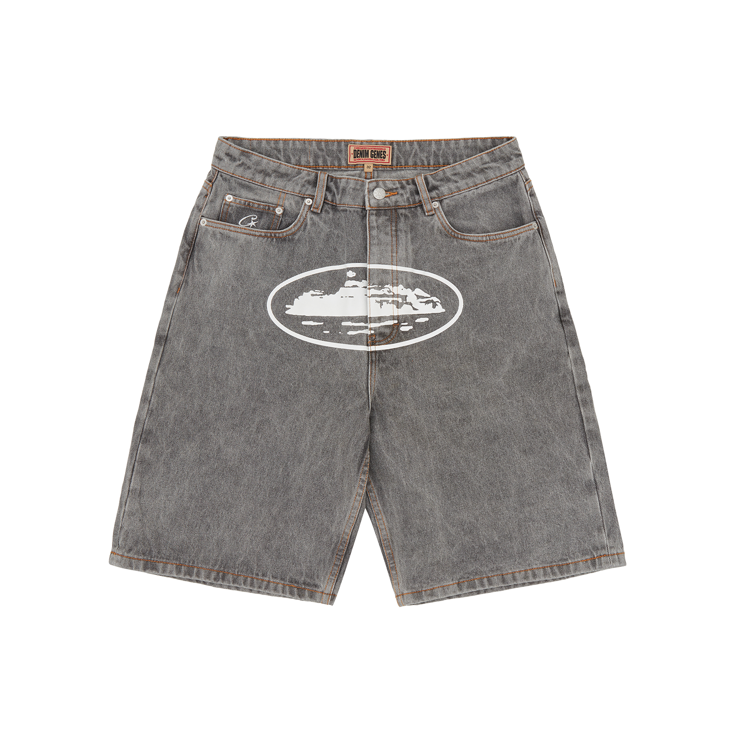 Corteiz ISLAND DENIM SHORT [LIGHT GREY] CRTZRTW