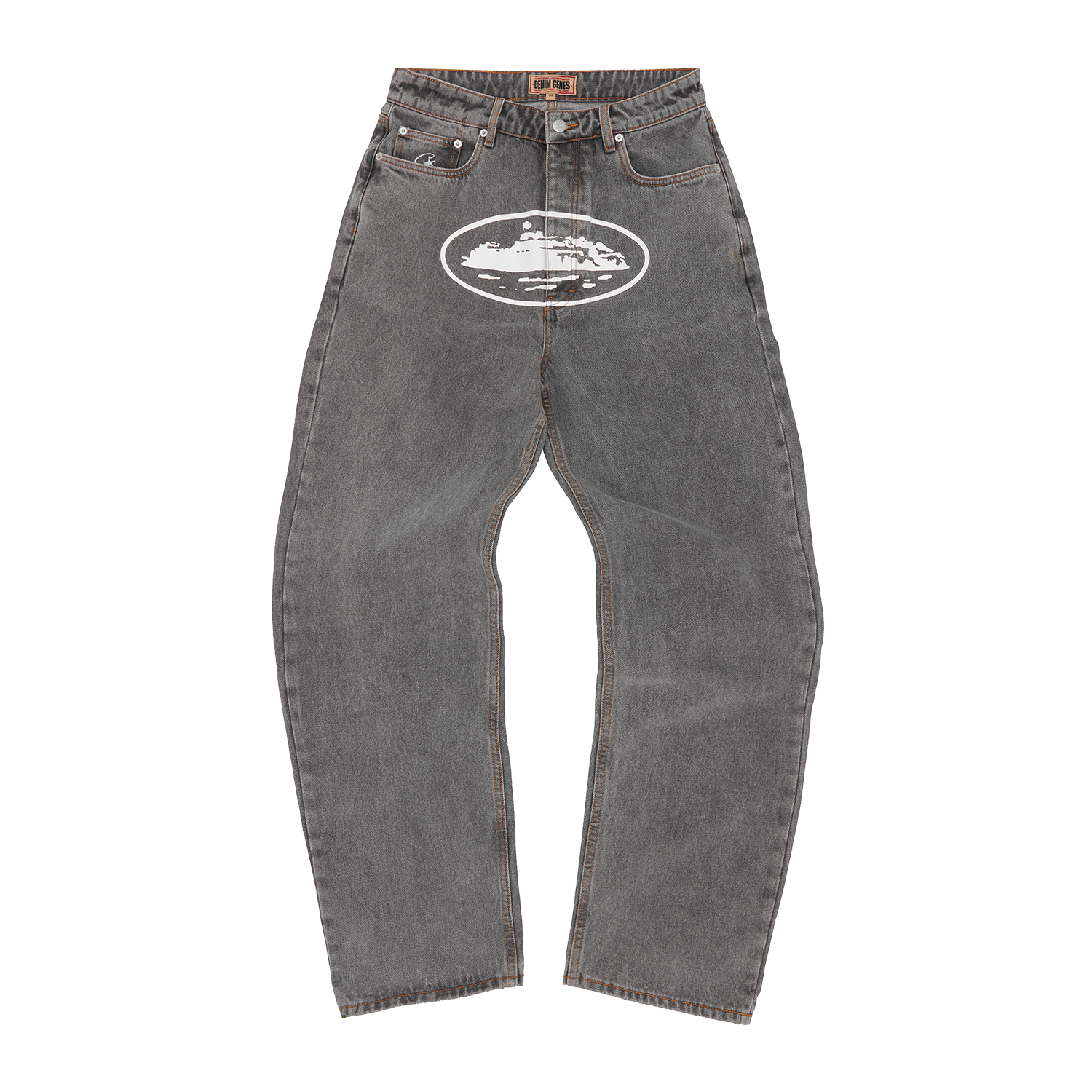 Corteiz ISLAND BAGGY JEANS [LIGHT GREY] CRTZRTW