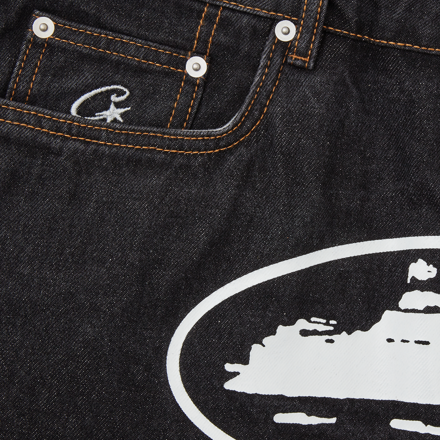 Corteiz ISLAND DENIM SHORT [WASHED BLACK] CRTZRTW