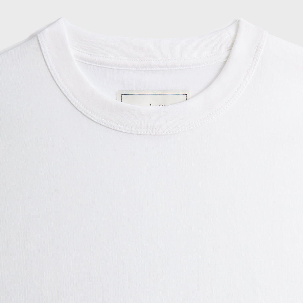 &Kin Pima Jersey Alex Boxy Tee - White