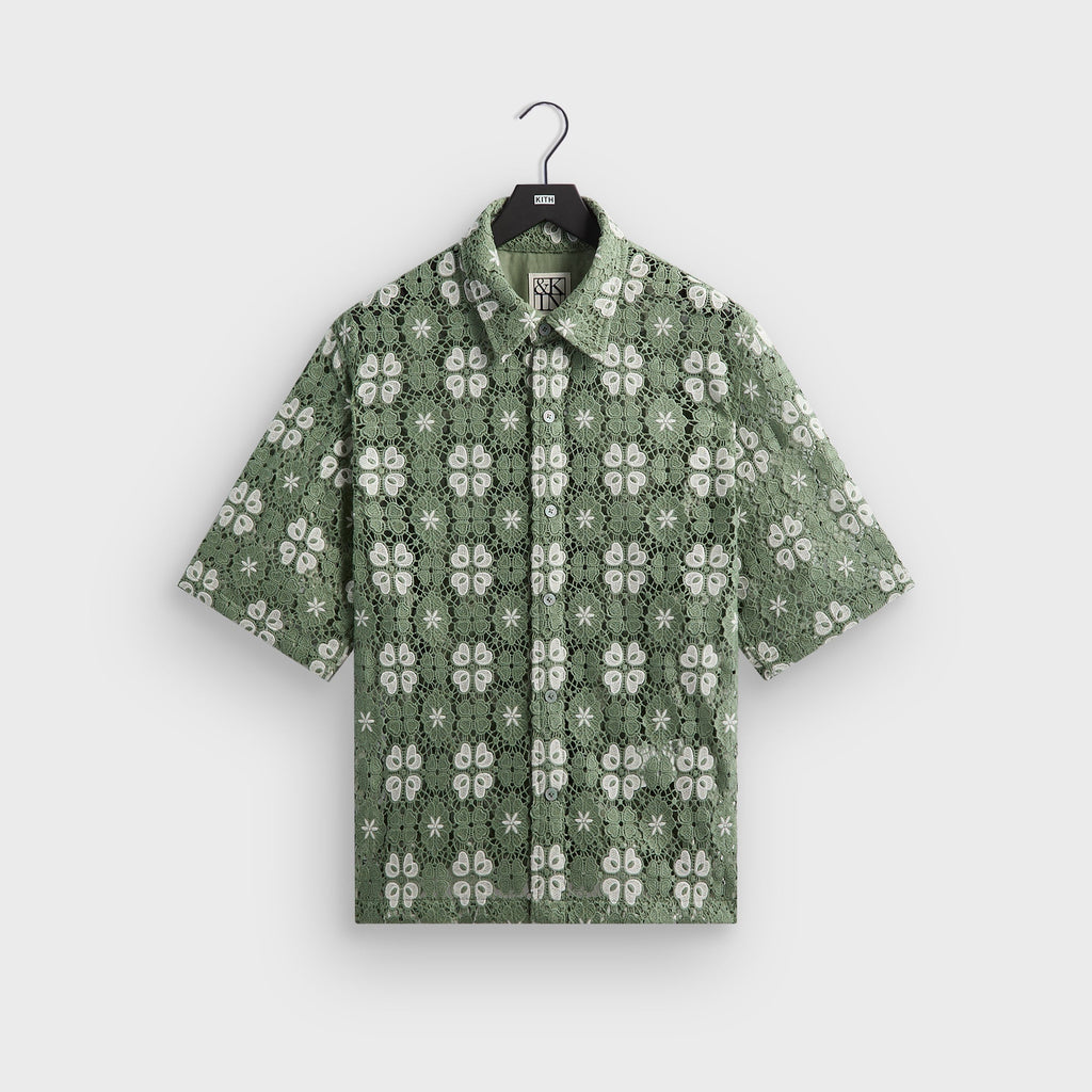 &Kin Retro Floral Lace Harvey Shirt - Cavan