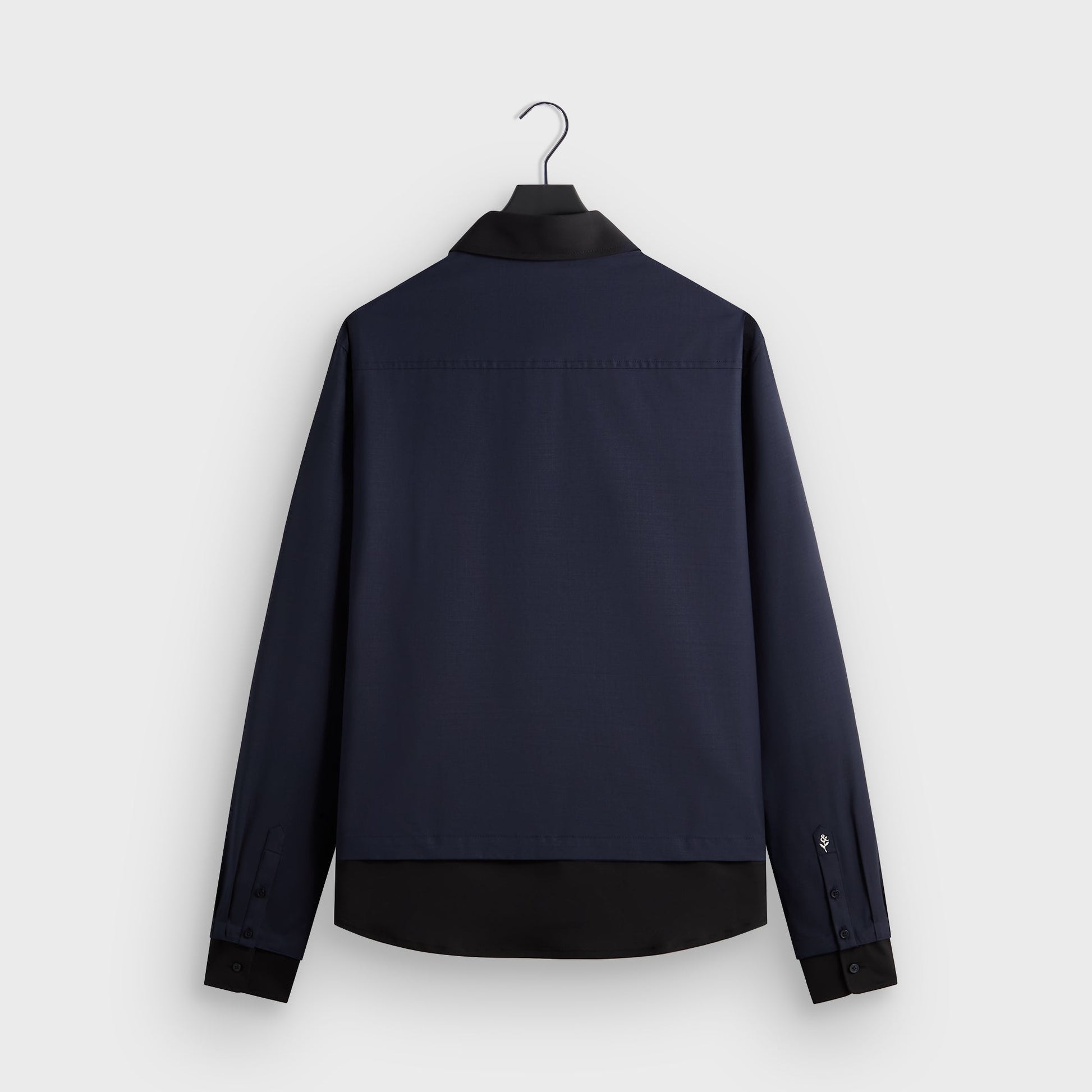 &Kin Tropical Wool Nico Shirt - Nocturnal