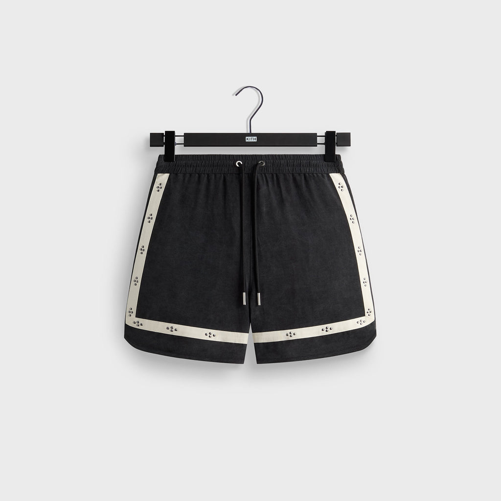 &Kin Cupro Linen Dylan Short - Black