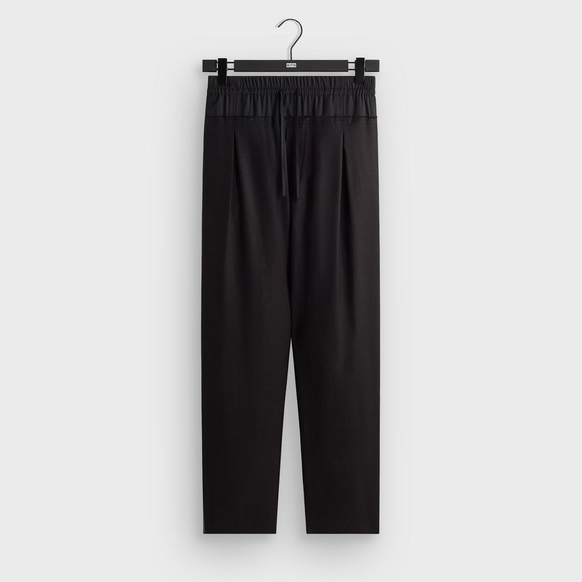 &Kin Linen Viscose Twill Emil Pant - Black