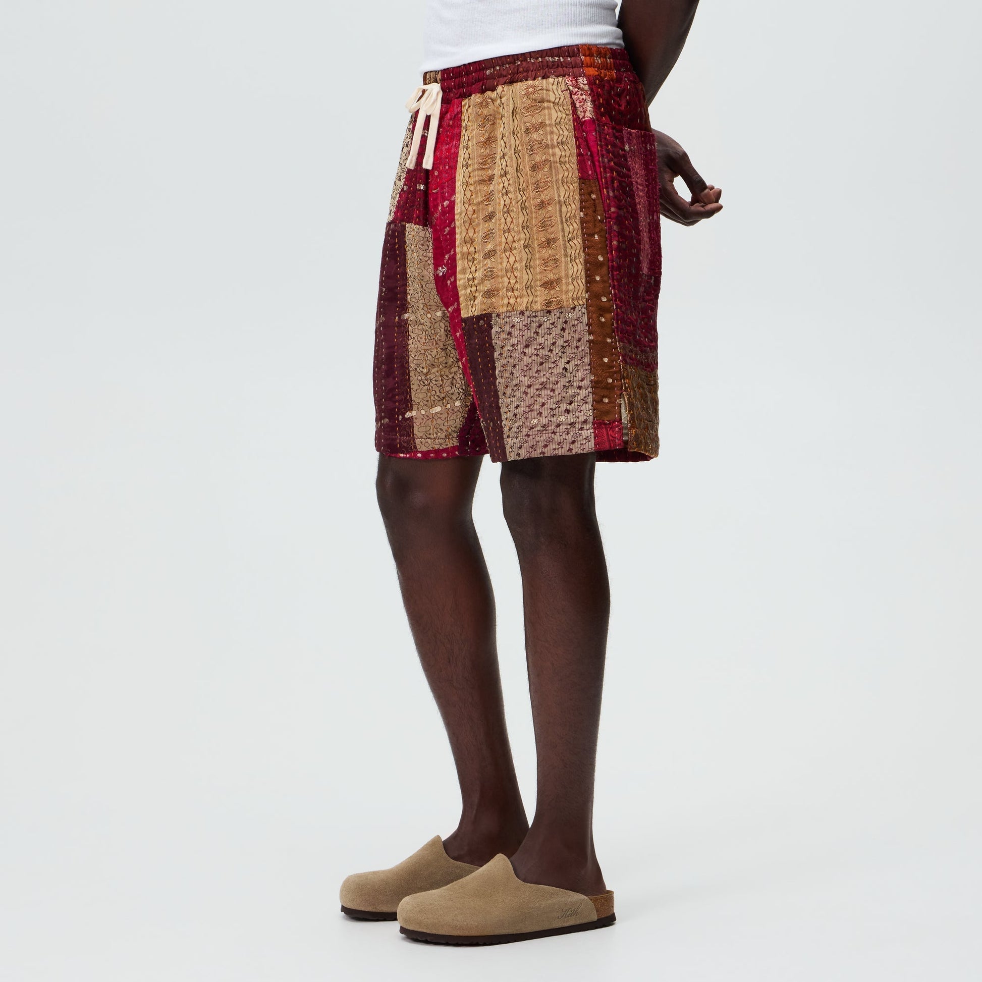 &Kin Tal Patchwork Short - Brown / Multi