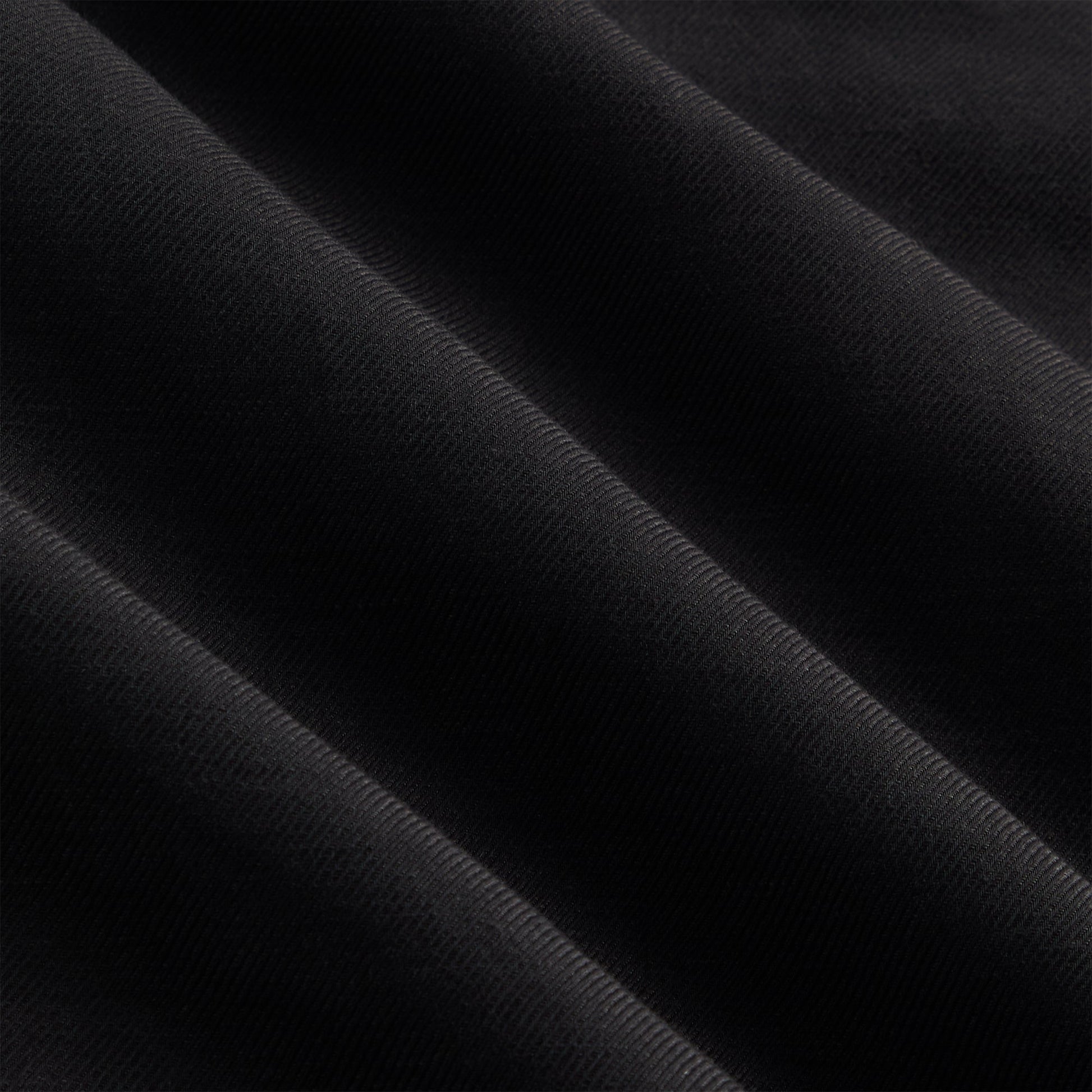 &Kin Long Sleeve Linen Viscose Twill Mathis Shirt - Black
