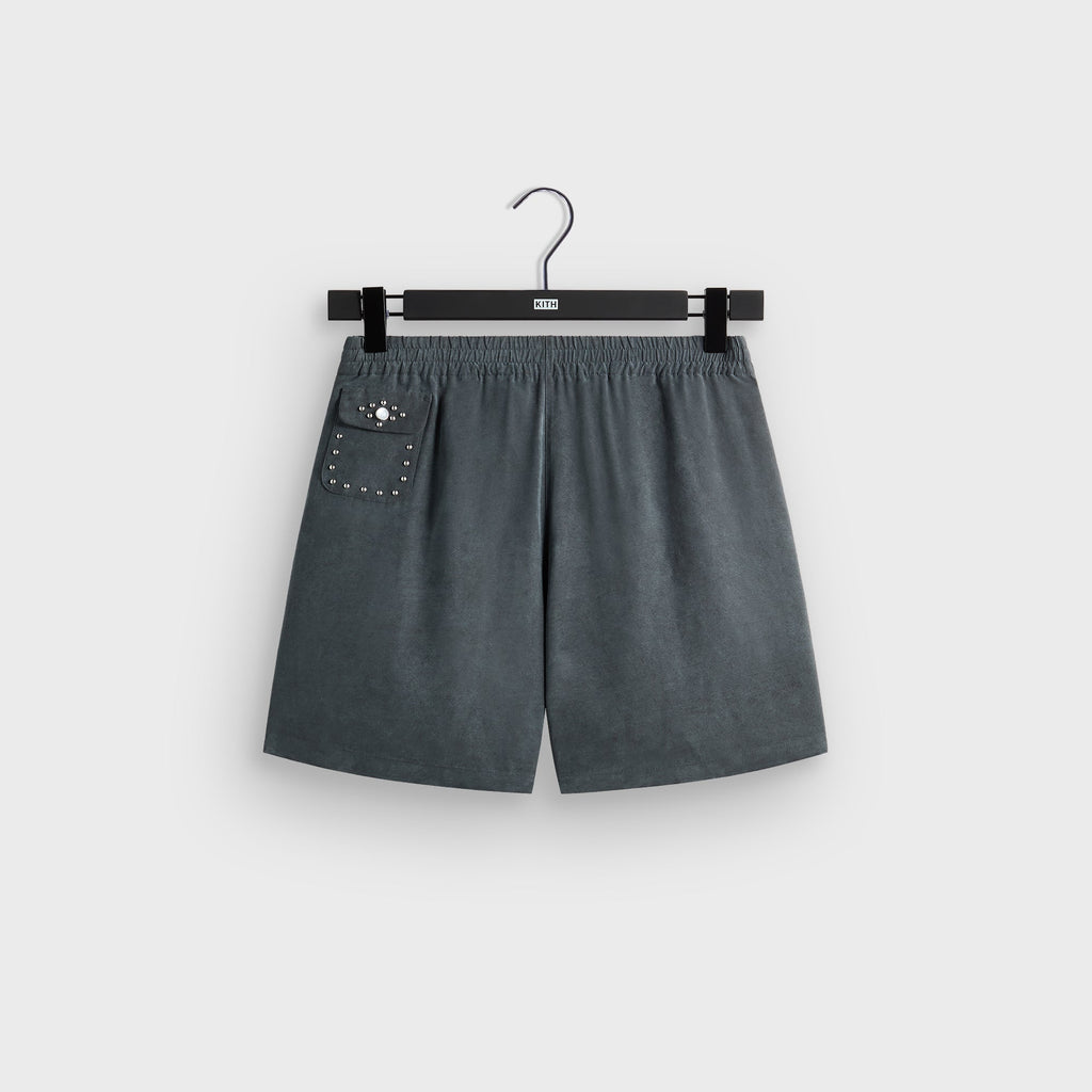 &Kin Cupro Linen Kellen Short - Somber
