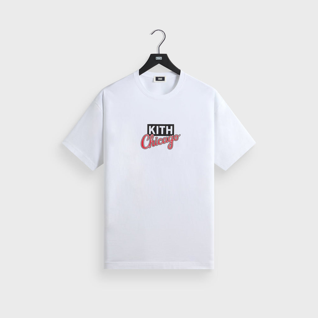 Kith Chicago Classic Logo Tee - White