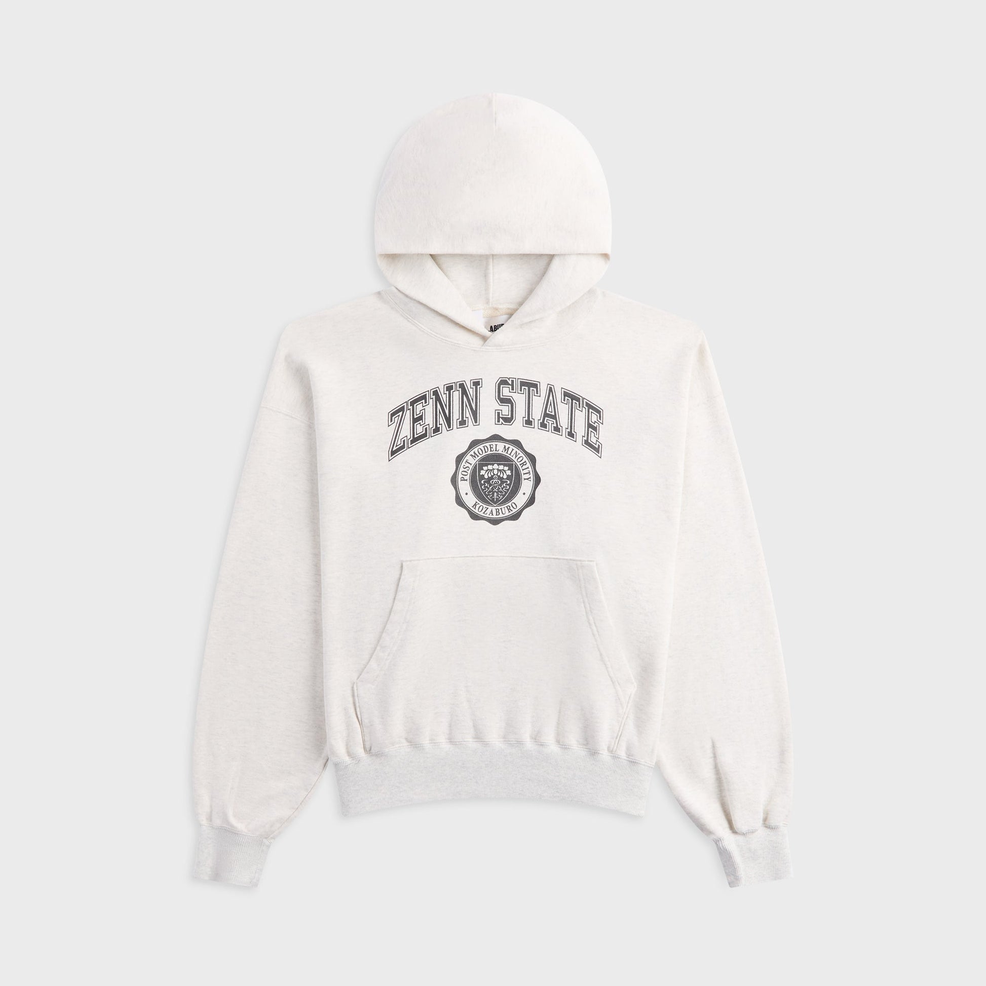 KOZABURO Zenn State Print Hoodie - Light Gray