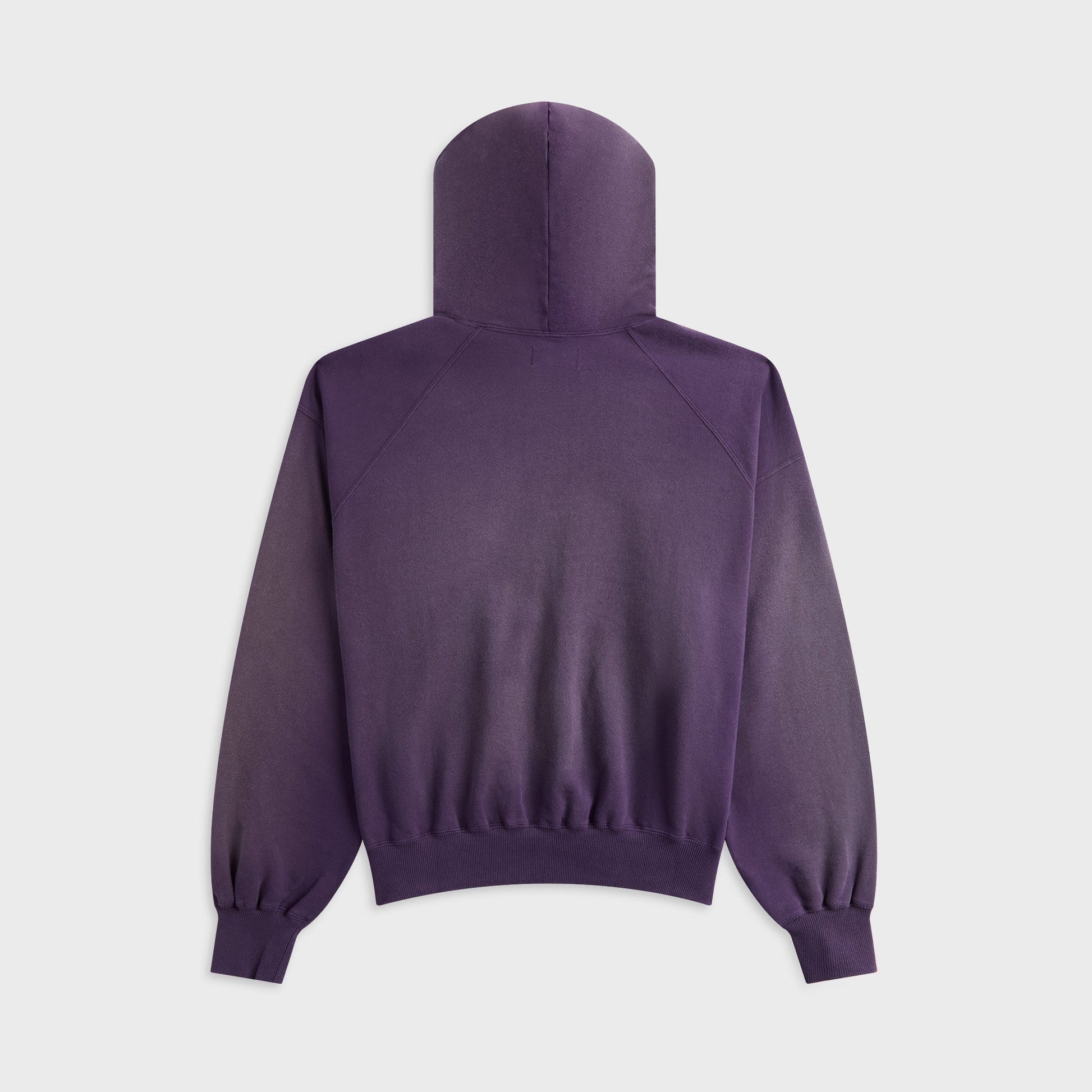 KOZABURO Zenn State Print Faded Hoodie - Purple