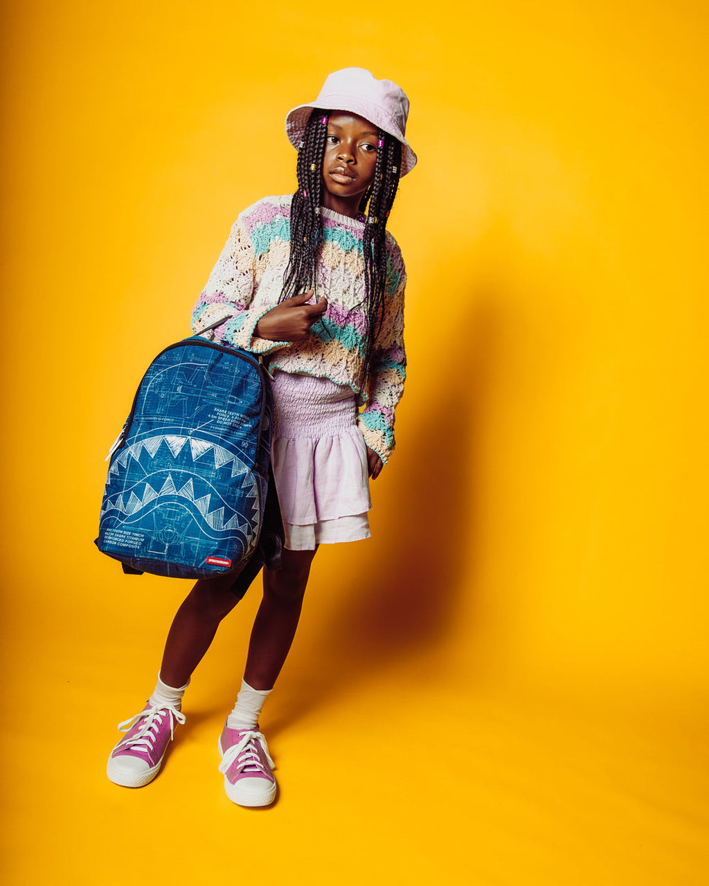 SPRAYGROUND MINI SCHEMATICS SHARK BACKPACK