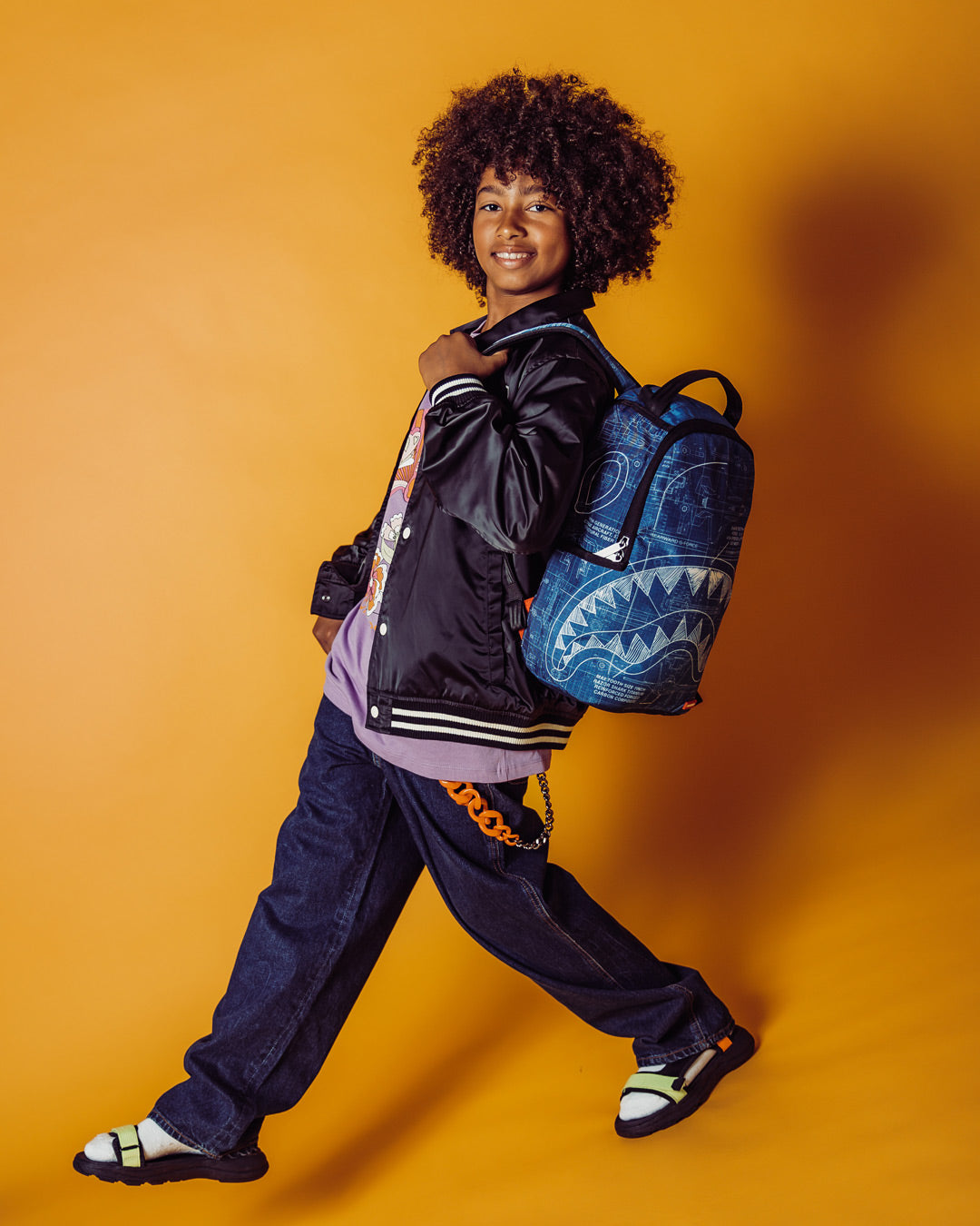 SPRAYGROUND MINI SCHEMATICS SHARK BACKPACK