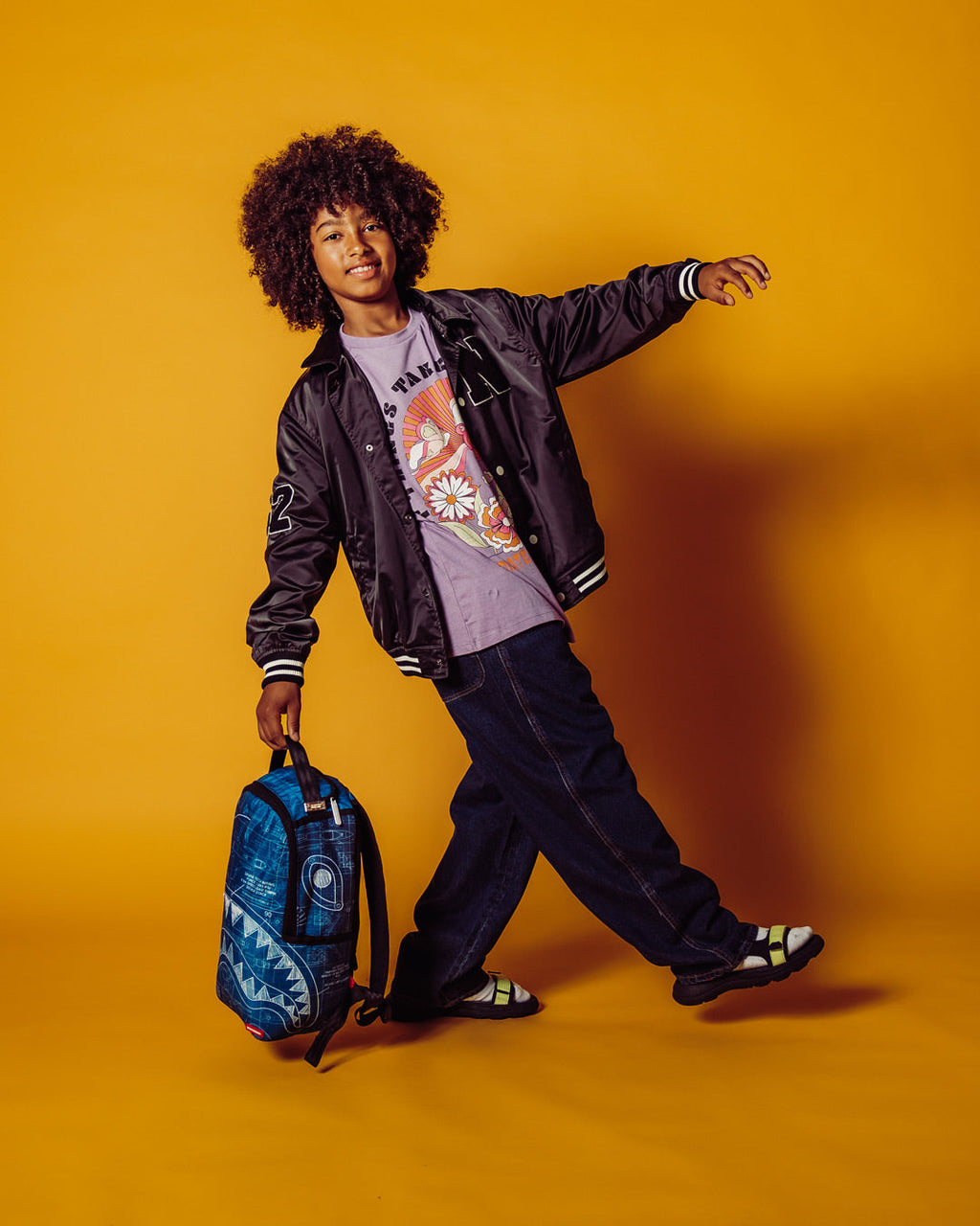SPRAYGROUND MINI SCHEMATICS SHARK BACKPACK