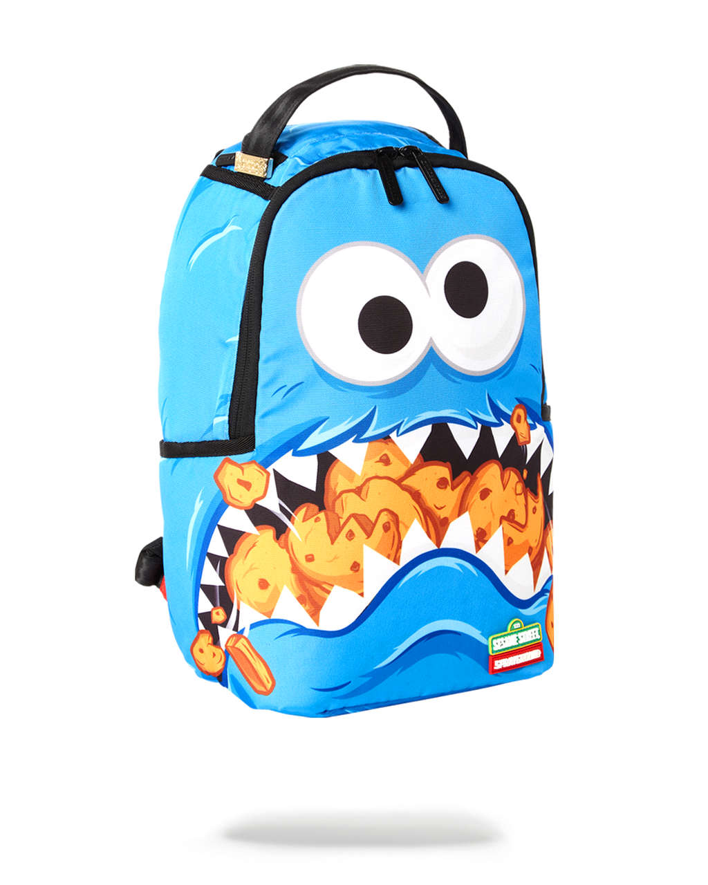 SPRAYGROUND MINI COOKIE MONSTER SHARK BACKPACK