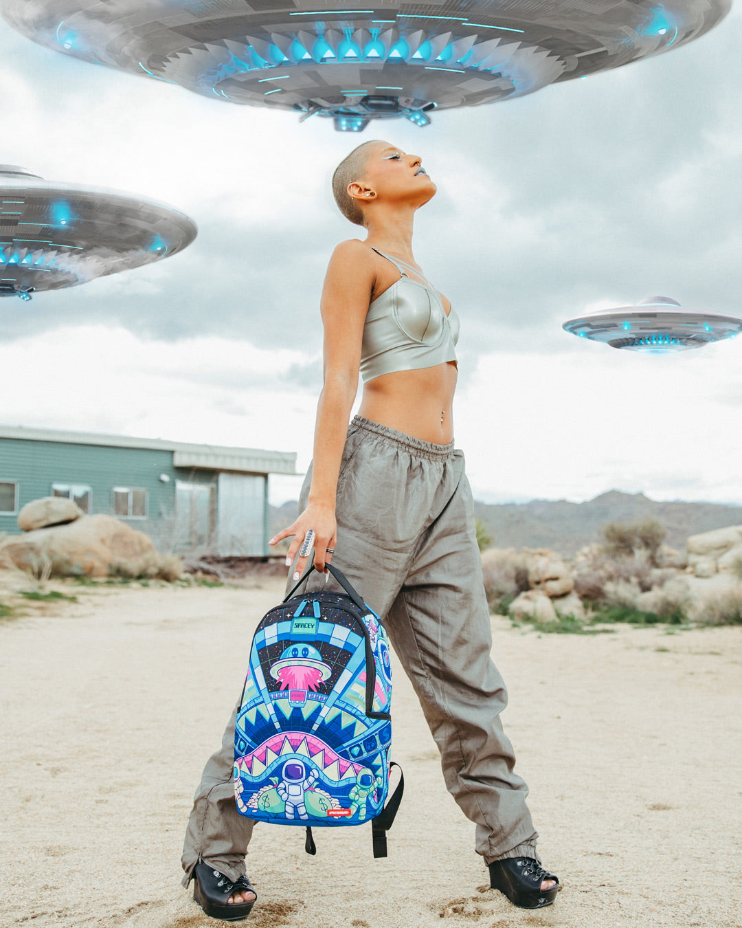 SPRAYGROUND MINI LAND OF ASTROMANE BACKPACK