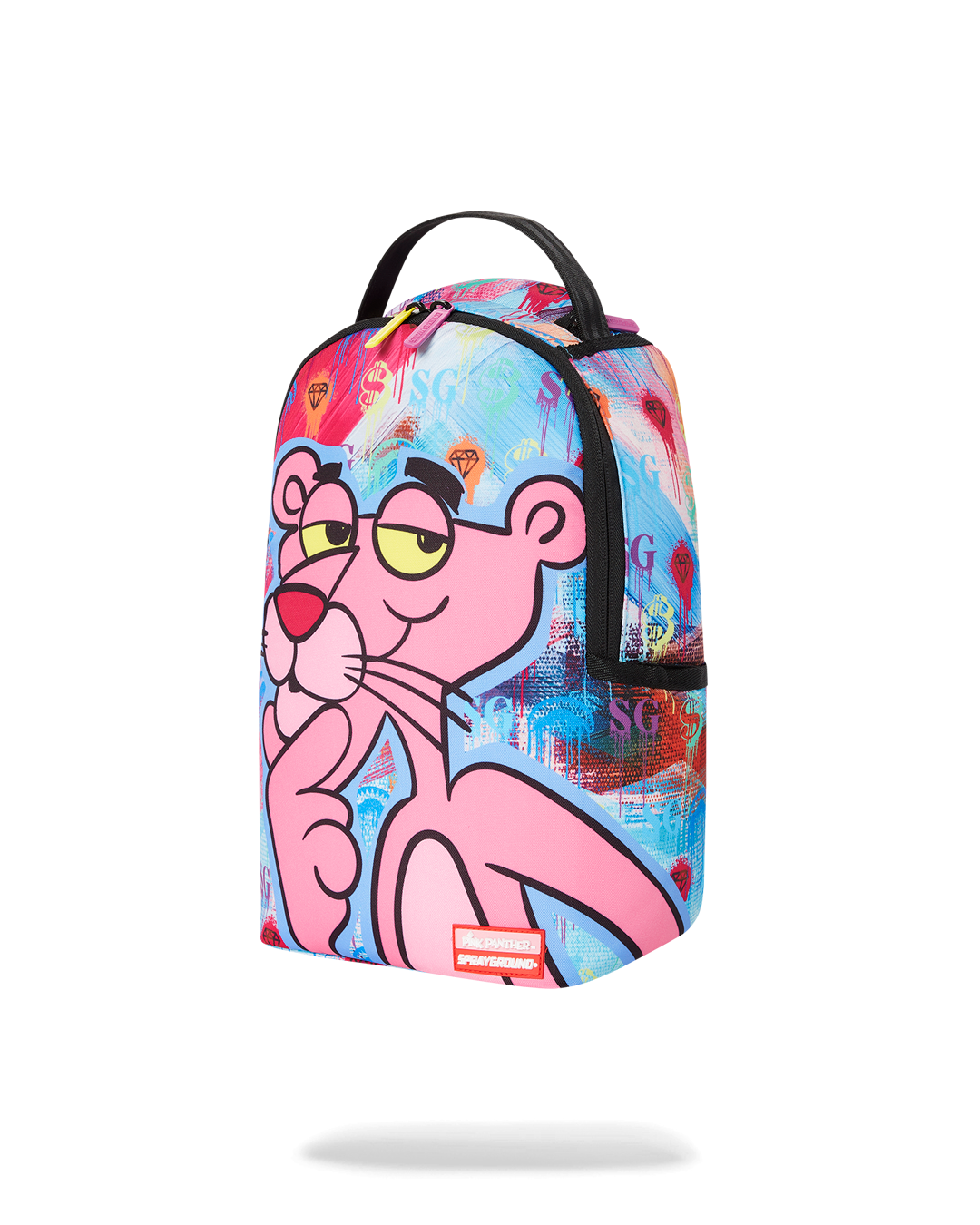 SPRAYGROUND SMALL BACKPACK: PINK PANTHER ART CLASS