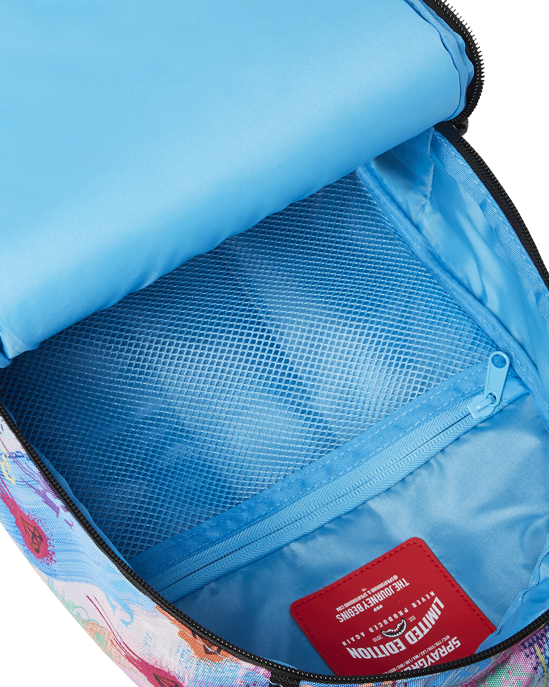 SPRAYGROUND SMALL BACKPACK: PINK PANTHER ART CLASS