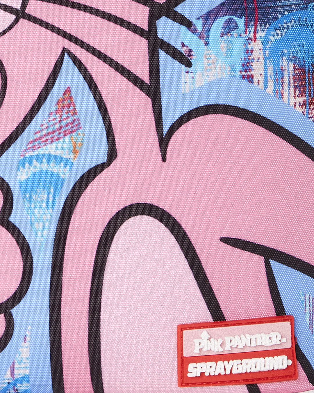 SPRAYGROUND SMALL BACKPACK: PINK PANTHER ART CLASS