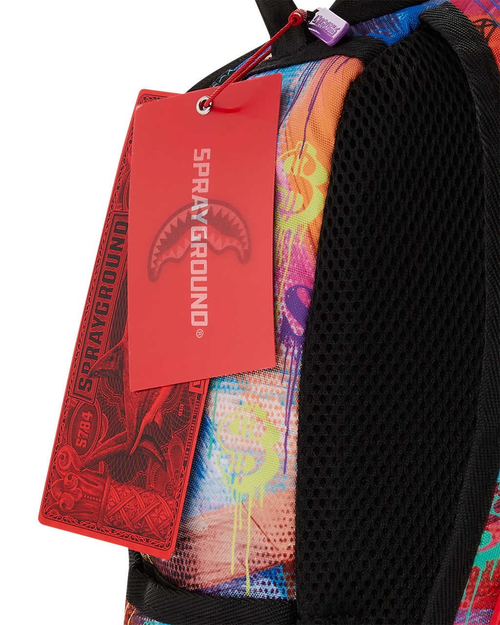SPRAYGROUND SMALL BACKPACK: PINK PANTHER ART CLASS