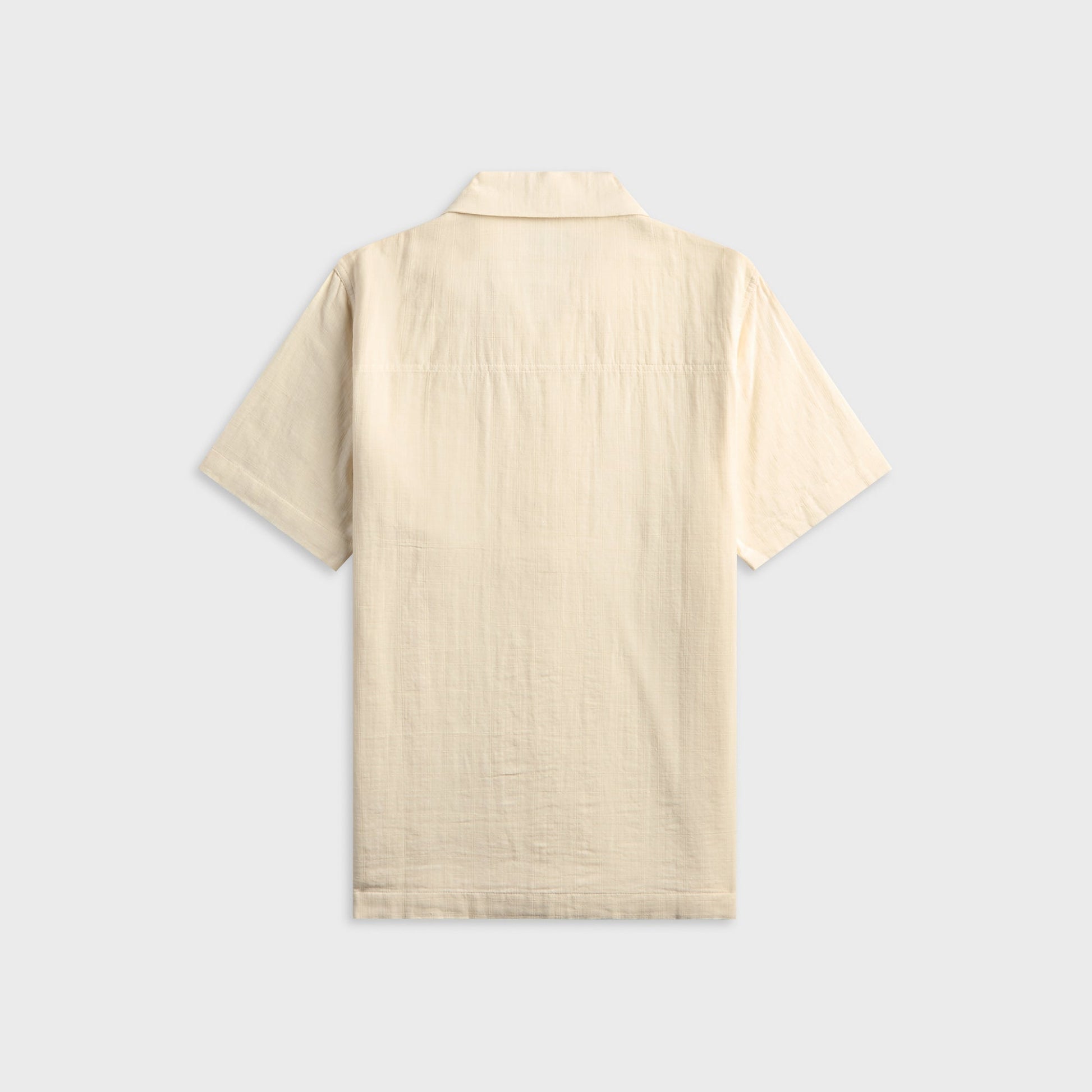 Maharishi 7316 Light Double Voile Cuban Shirt - Ecru
