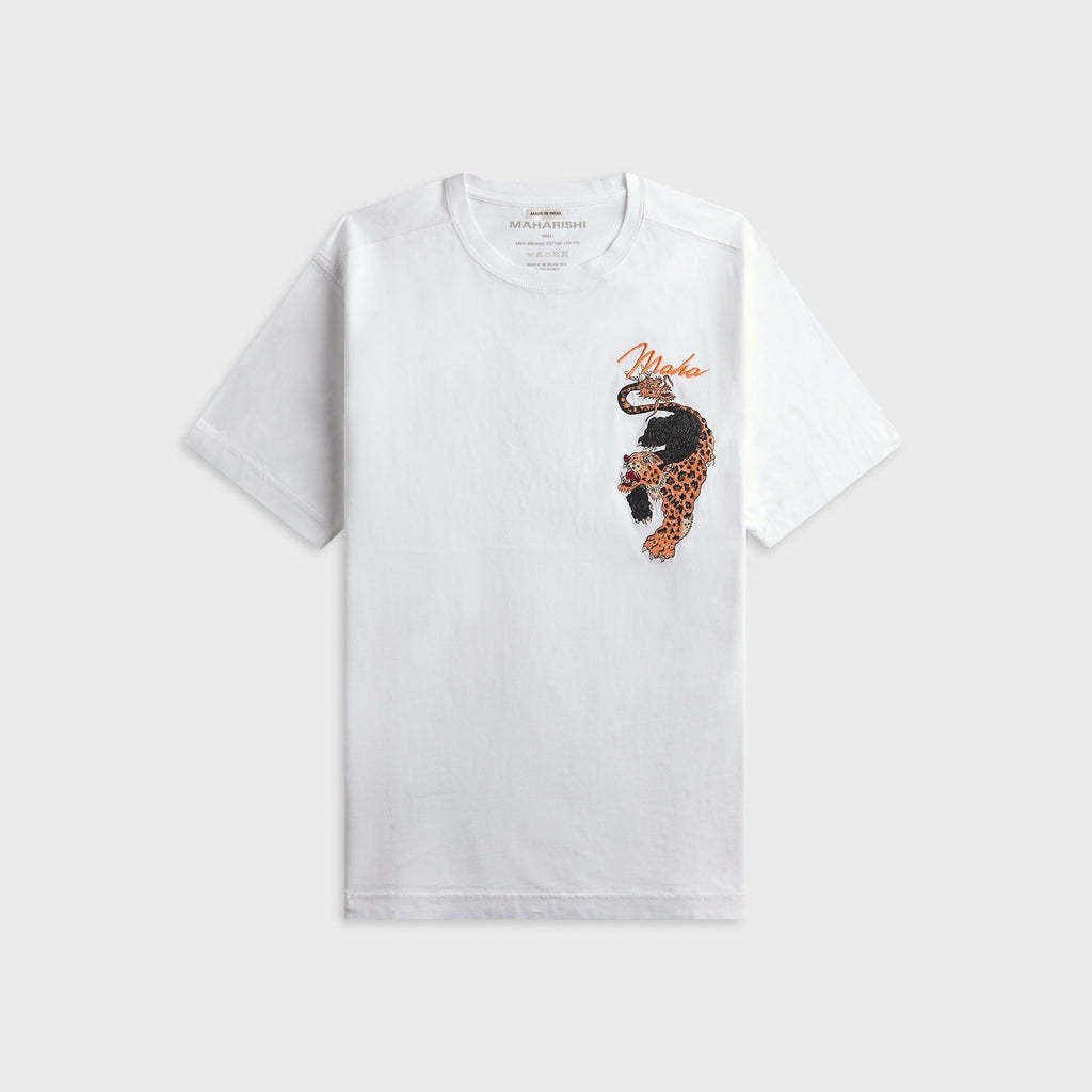 Maharishi 7350 Chimera Panther Tour Short Sleeve Tee - White