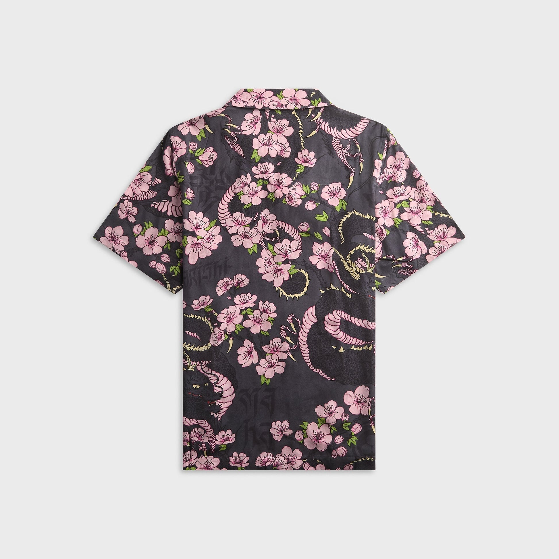 Maharishi 7359 Sakura Camp Collar Shirt - Navy