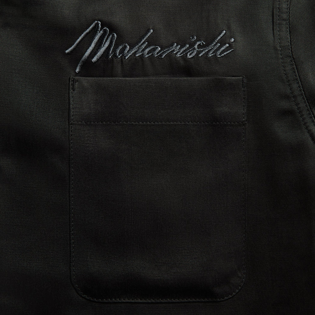 Maharishi 7364 Sakura Dragon Camp Collar Shirt - Black