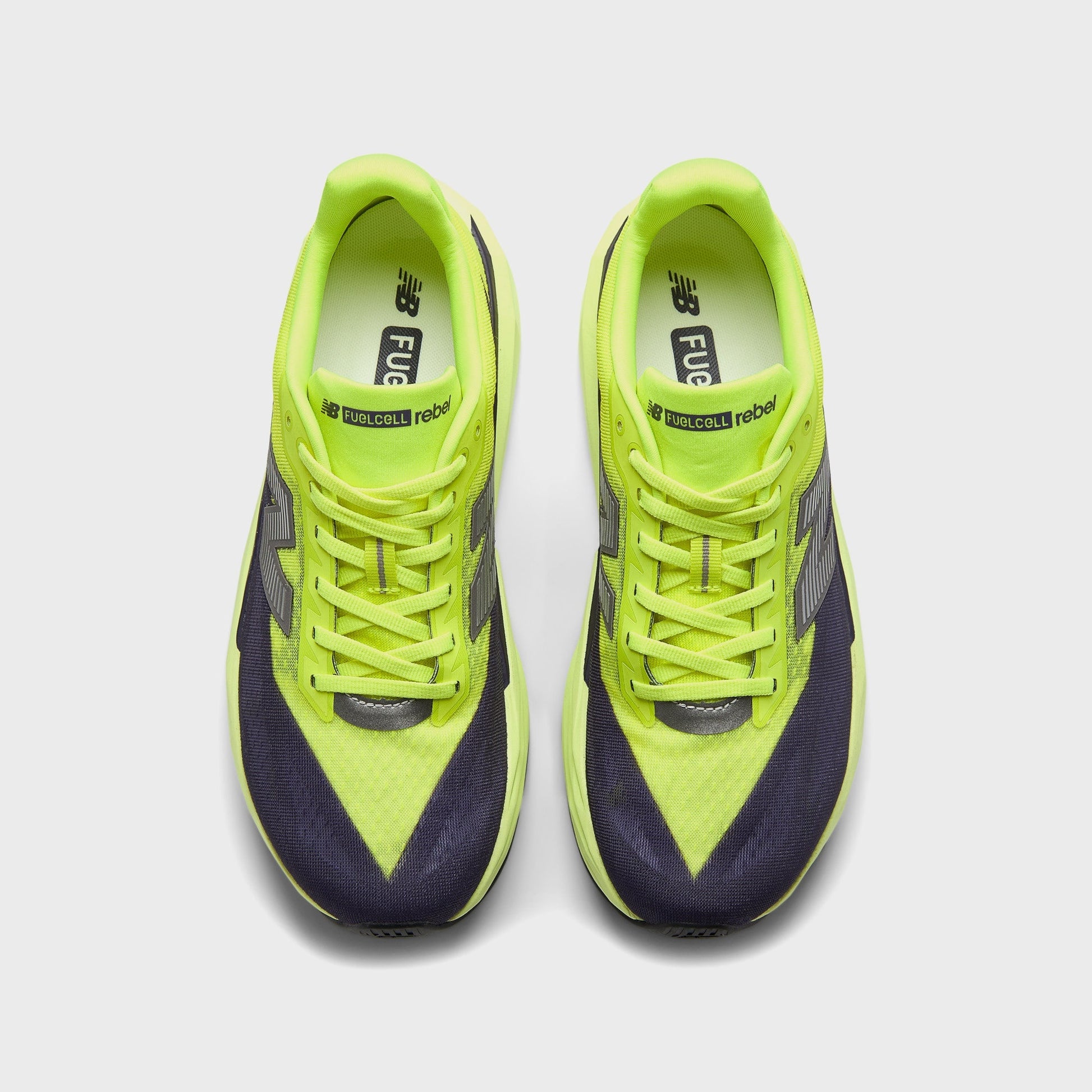New Balance FuelCell Rebel v5 - Alkaline Green / Boysenberry / Dark Silver Metallic