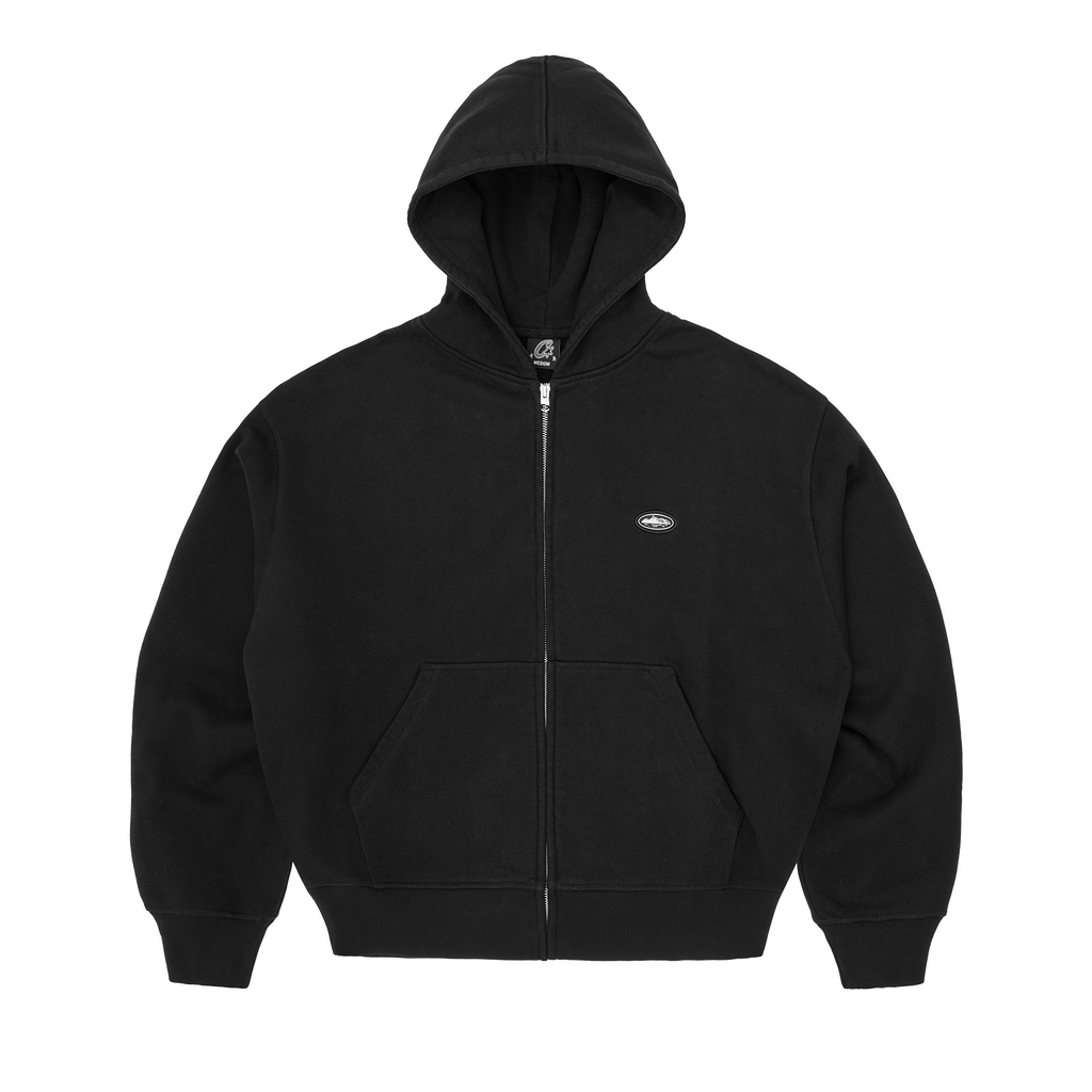 Corteiz MINI ISLAND ZIP HOODIE [BLACK] CRTZRTW