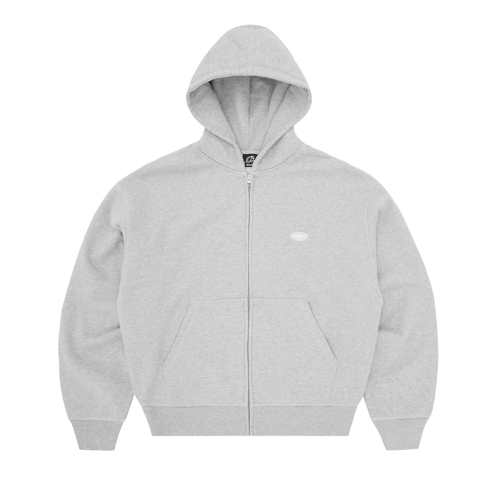 Corteiz MINI ISLAND ZIP HOODIE [HEATHER GREY] CRTZRTW
