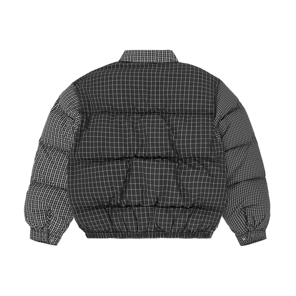 Corteiz COLLAR BOLO DOWN JACKET [BLACK PLAID] CRTZRTW