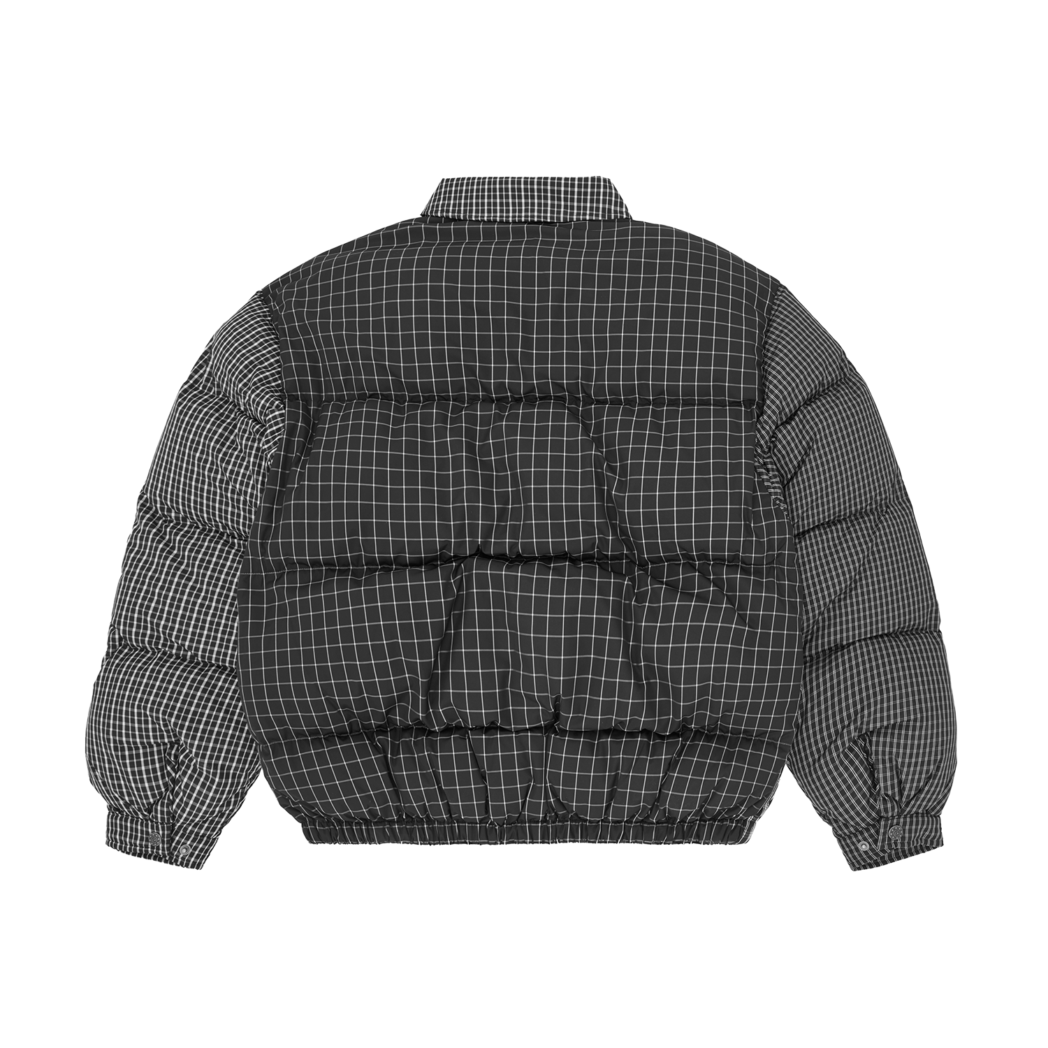 Corteiz COLLAR BOLO DOWN JACKET [BLACK PLAID] CRTZRTW