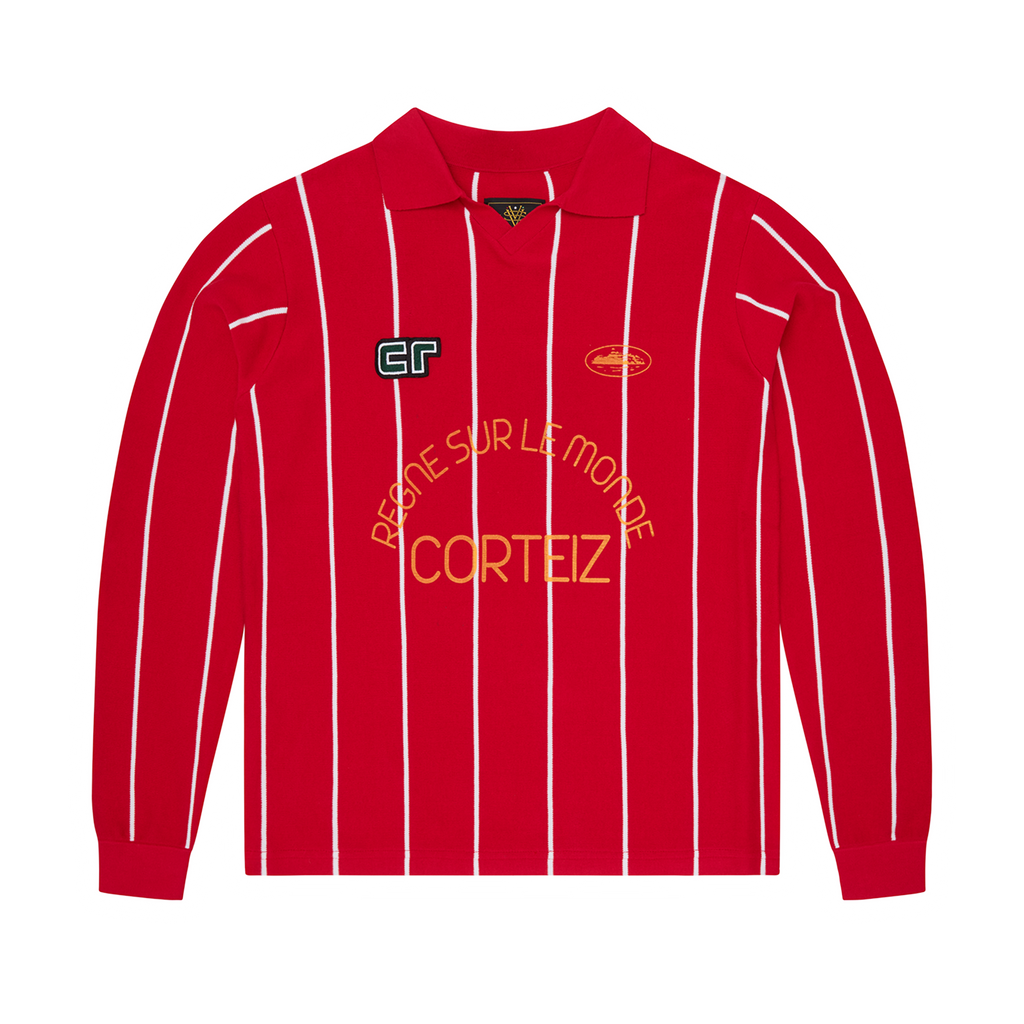 Corteiz MONDE KNIT LS JERSEY [RED] CRTZRTW