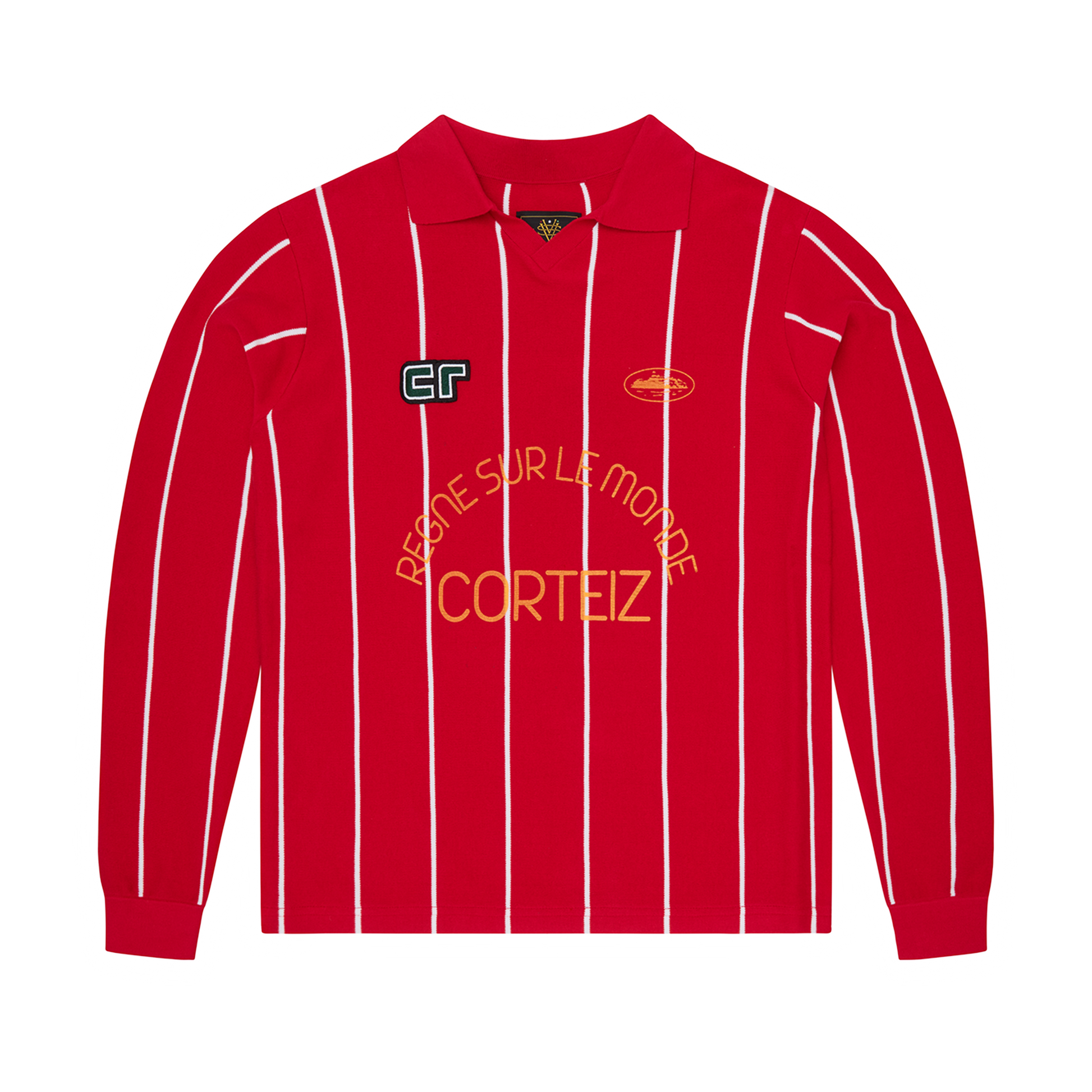 Corteiz MONDE KNIT LS JERSEY [RED] CRTZRTW