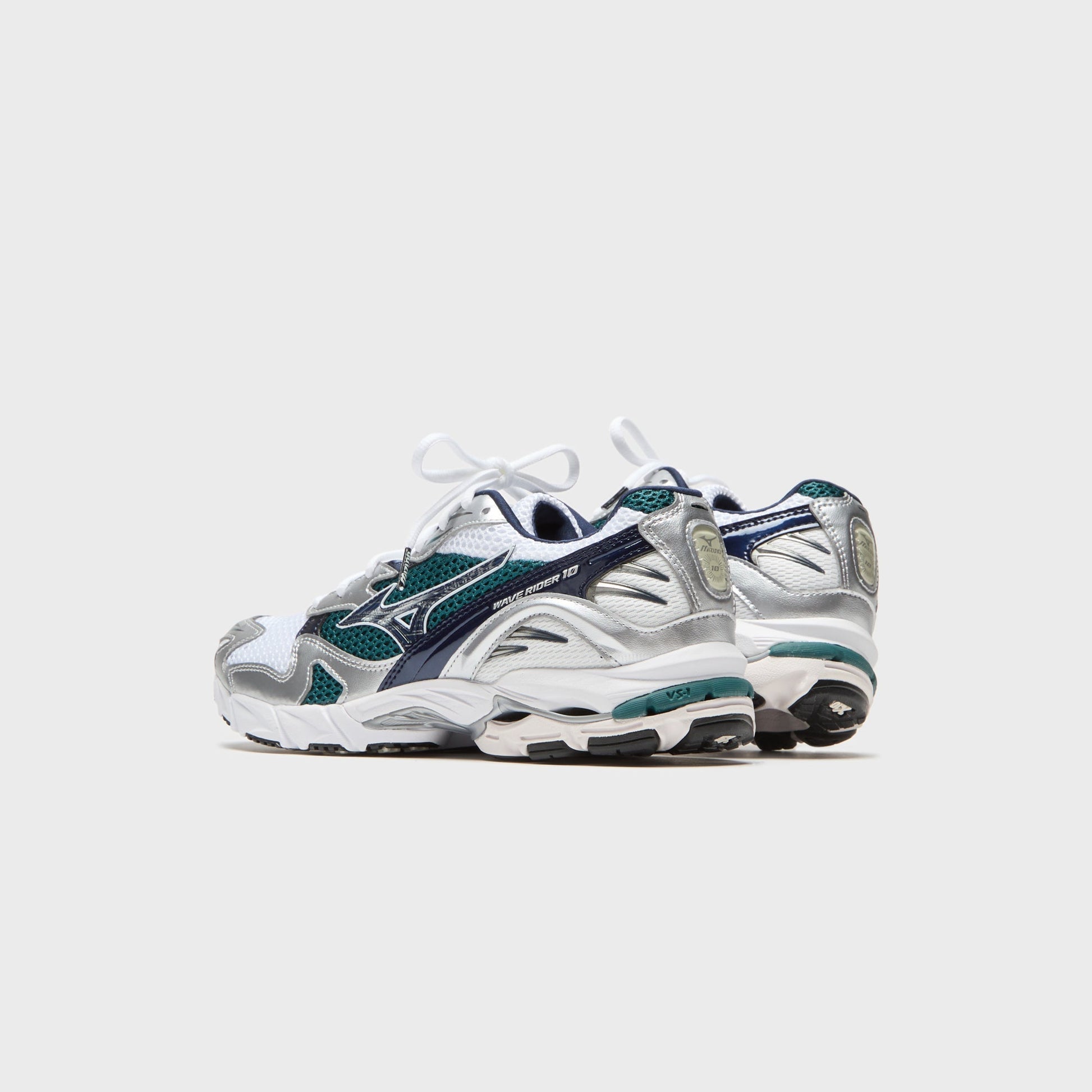 Mizuno Wave Rider 10 - White / Baritone Blue