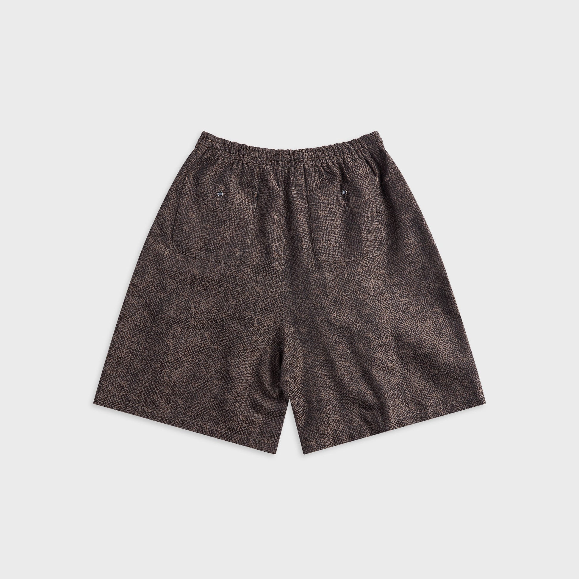 Needles Micro Shadow Plaid String Cowboy H.D. Short - Brown