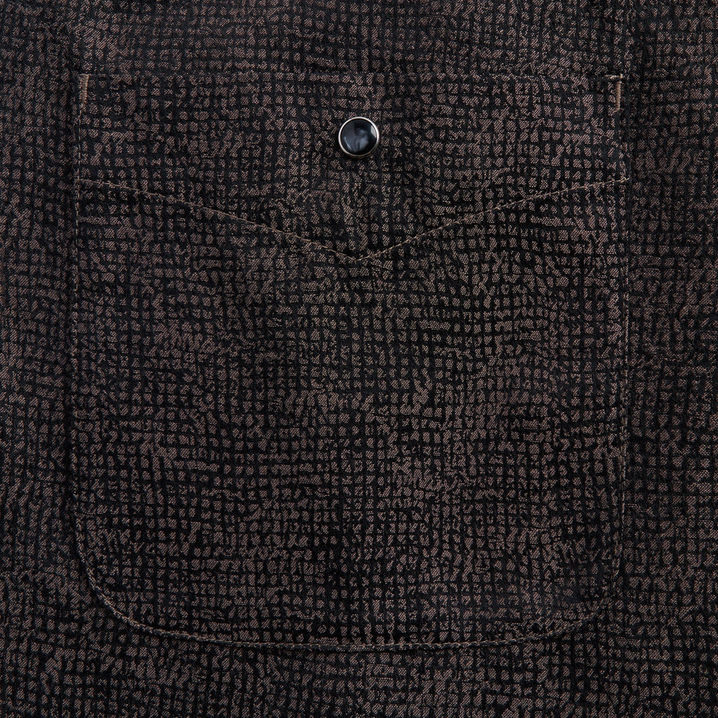 Needles Micro Shadow Plaid String Cowboy H.D. Short - Brown