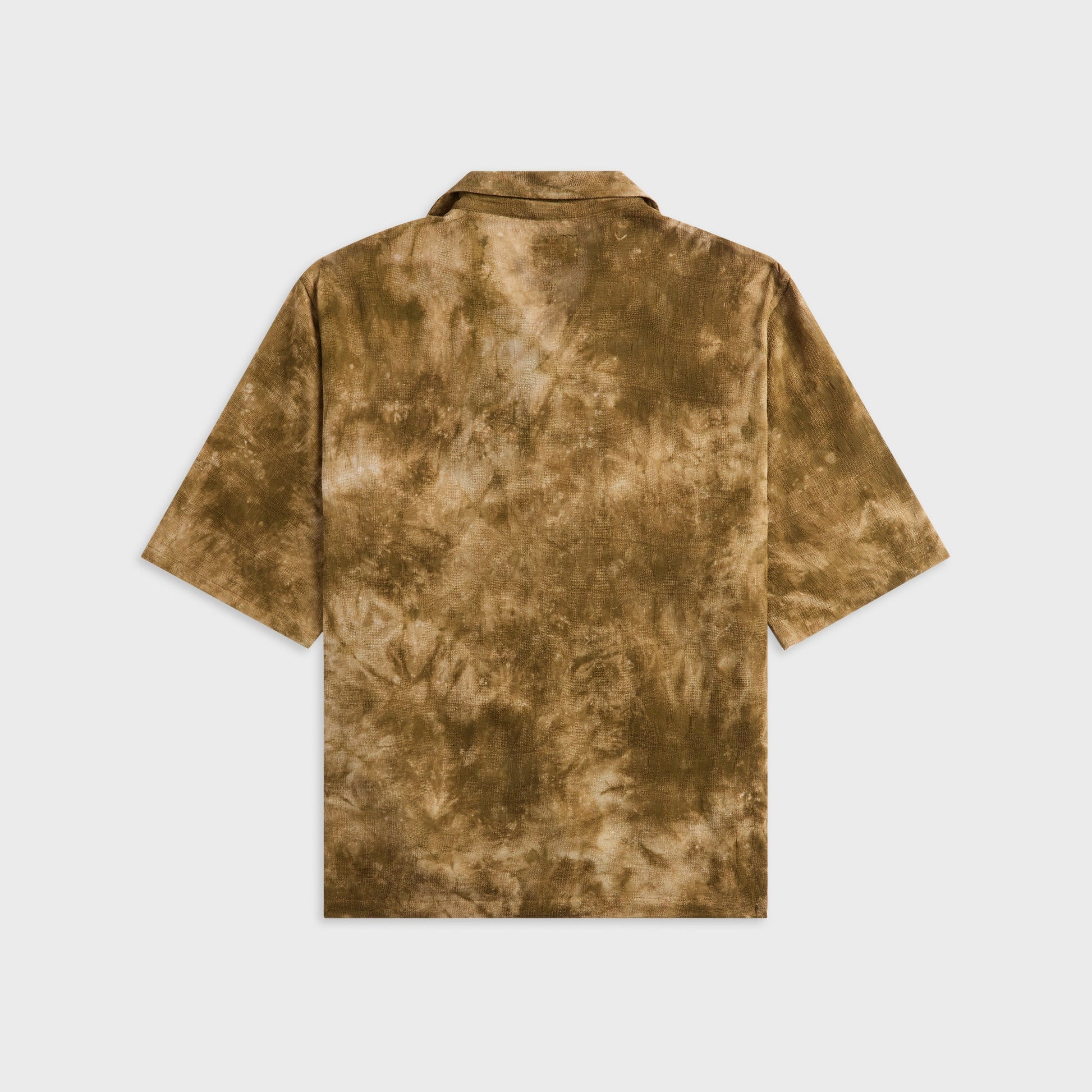 Needles Cabana Mesh Jacquard Uneven Dye Shirt - Olive