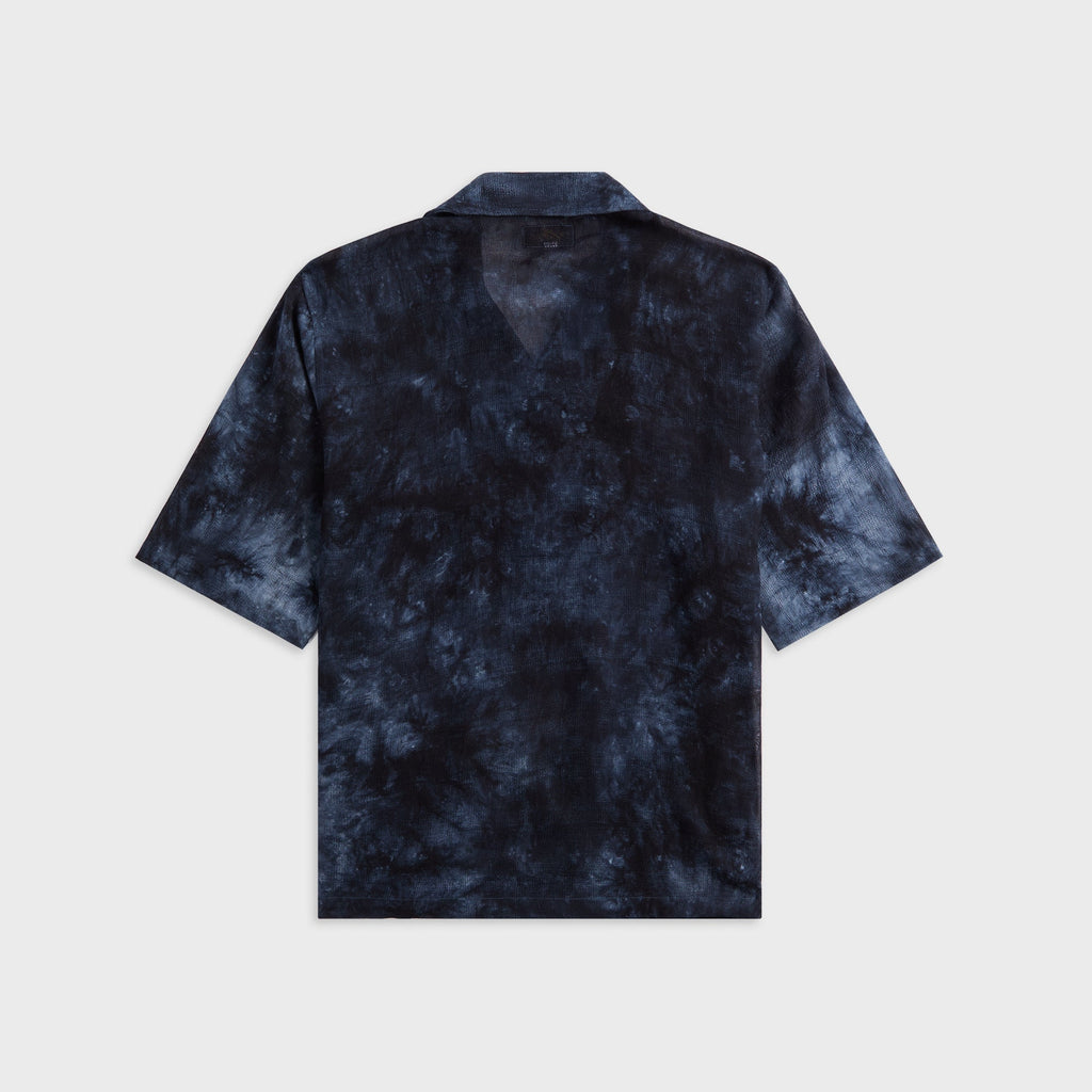 Needles Cabana Mesh Jacquard Uneven Dye Shirt - Charcoal